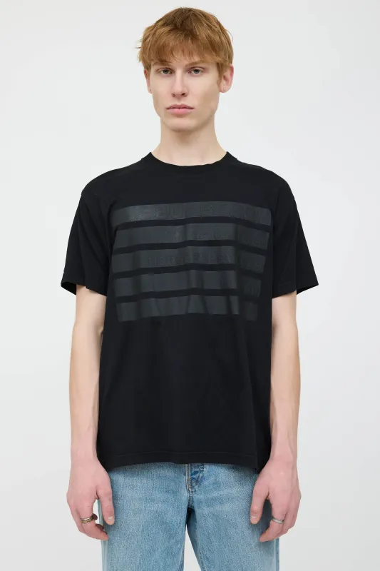 Stripe Logo T-Shirt made by Burberry