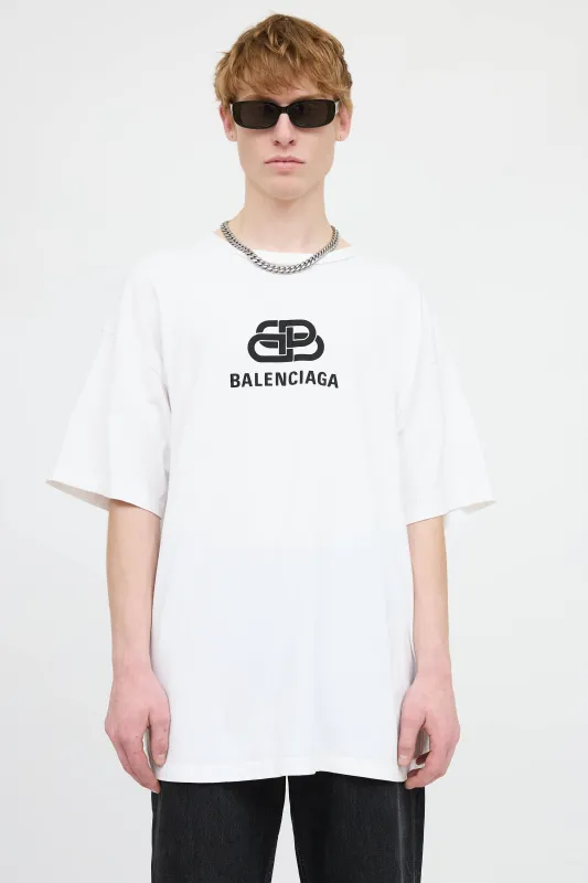 Cotton Logo T-Shirt made by Balenciaga