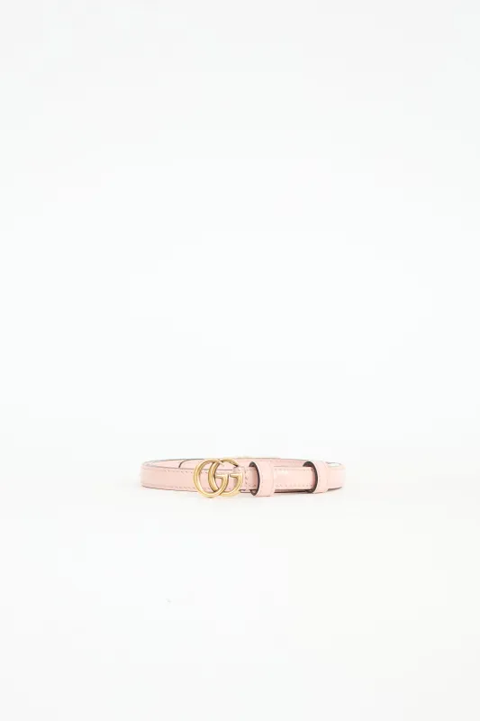 Patent Marmont GG Thin Belt sold by VSP Consignment