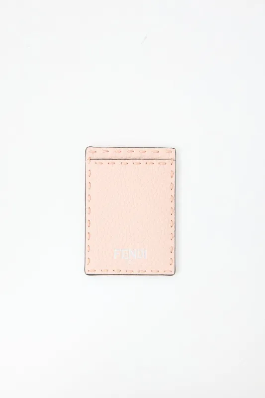 Grain Leather Card Holder sold by VSP Consignment