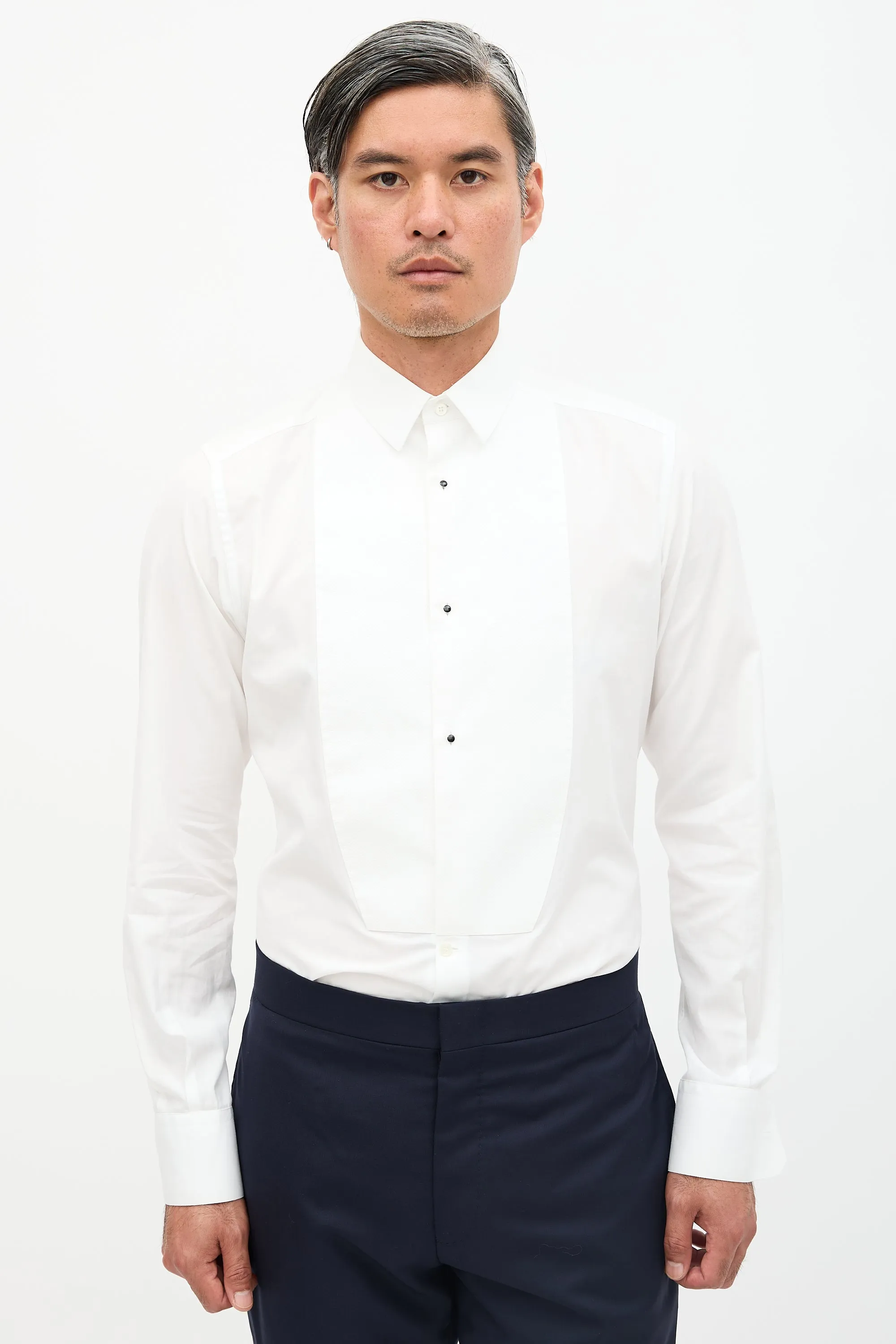Pique Bib Tuxedo Shirt sold by VSP Consignment