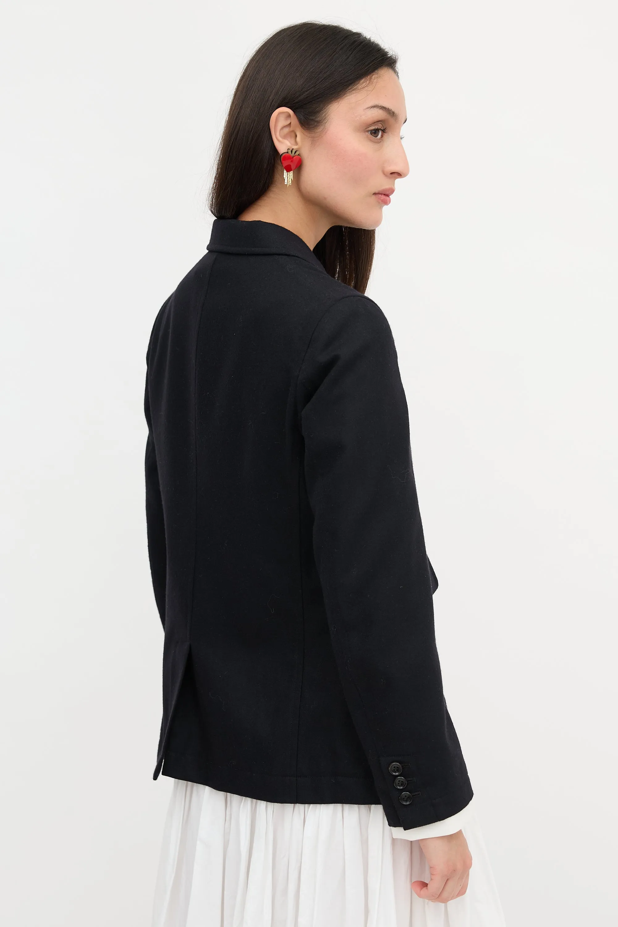 Wool Zip Blazer sold by VSP Consignment product image thumbnail 4