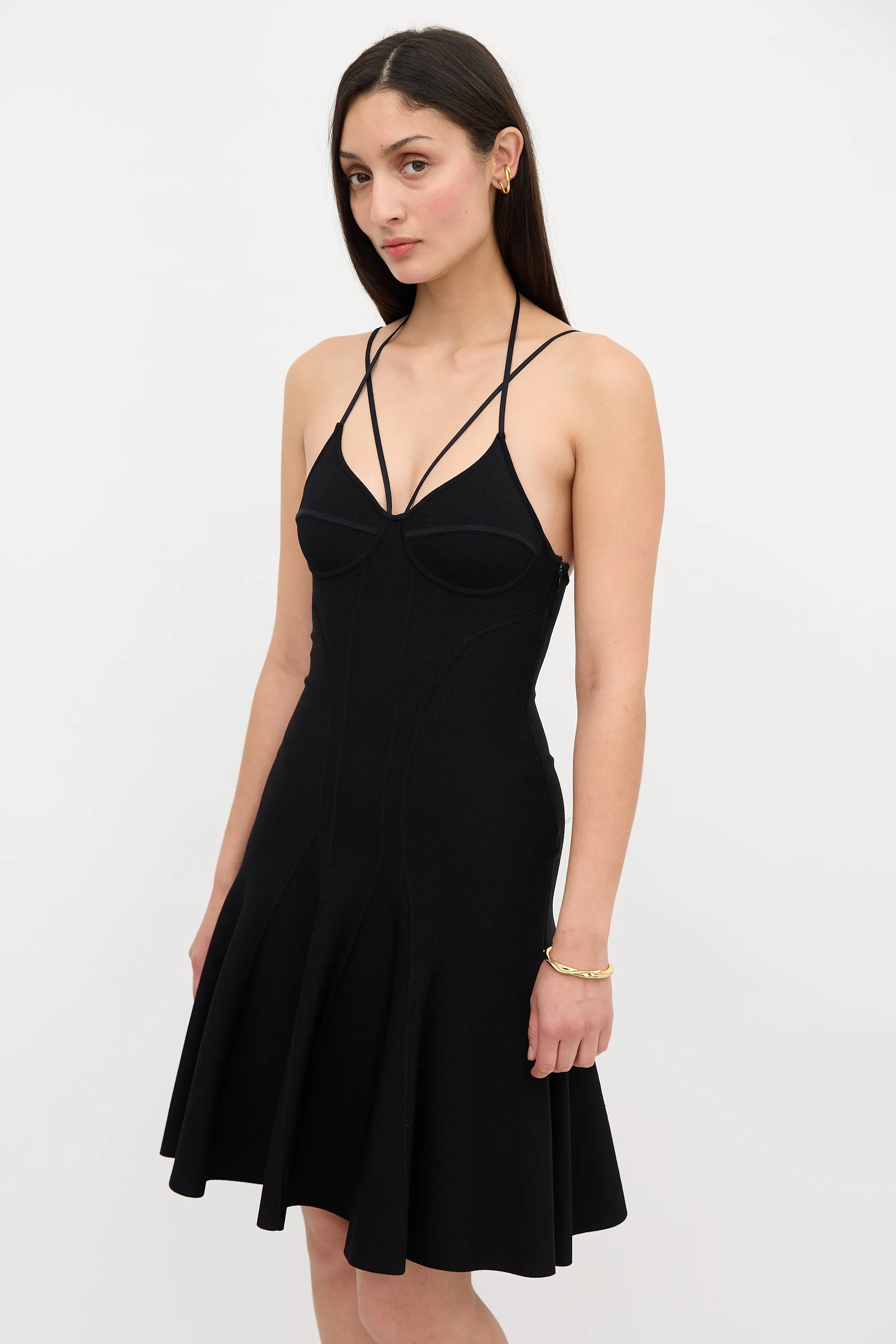 Flounce Hem Bustier Dress sold by VSP Consignment product image thumbnail 3