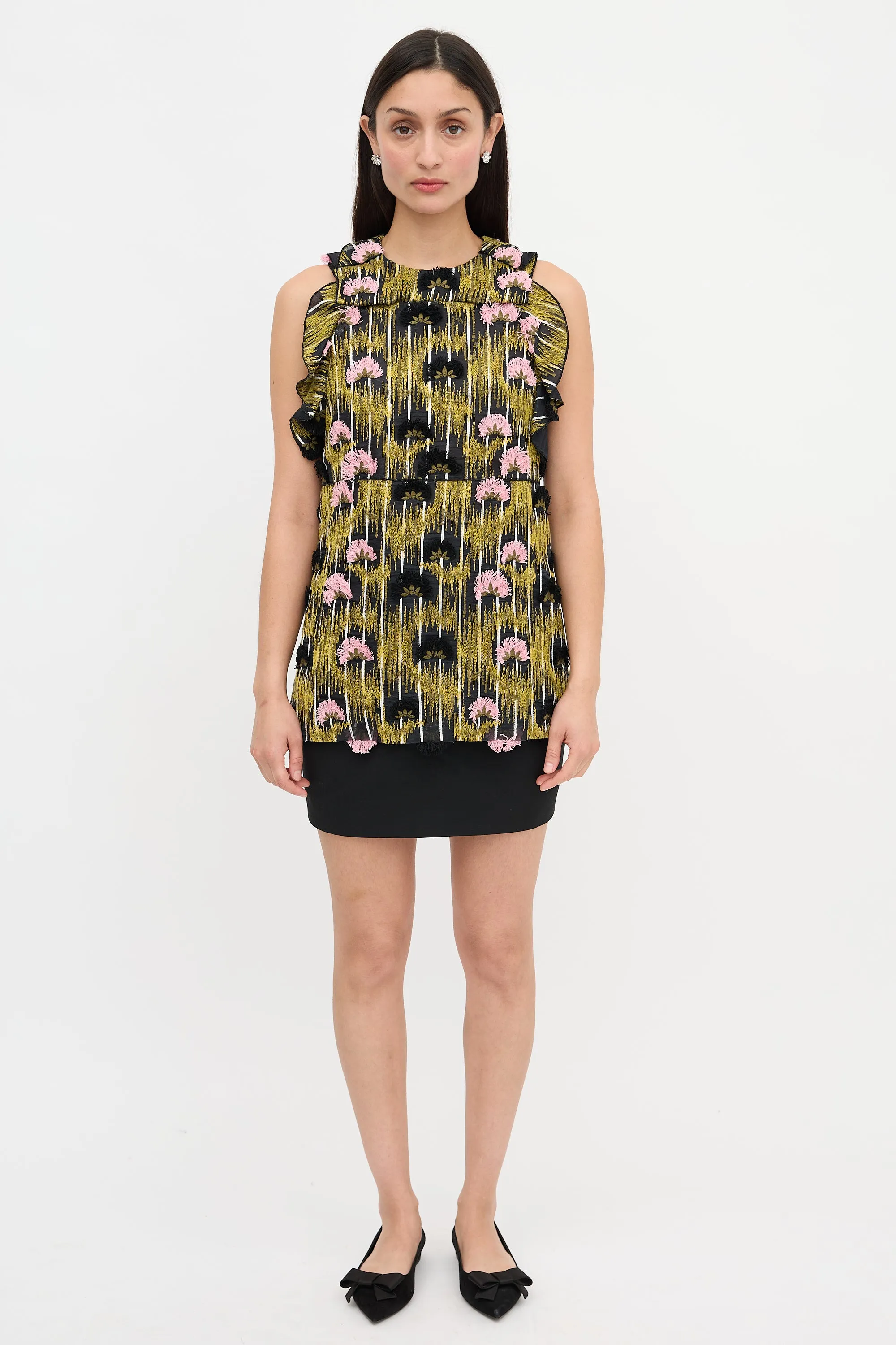 Silk Embroidered Top sold by VSP Consignment product image thumbnail 2