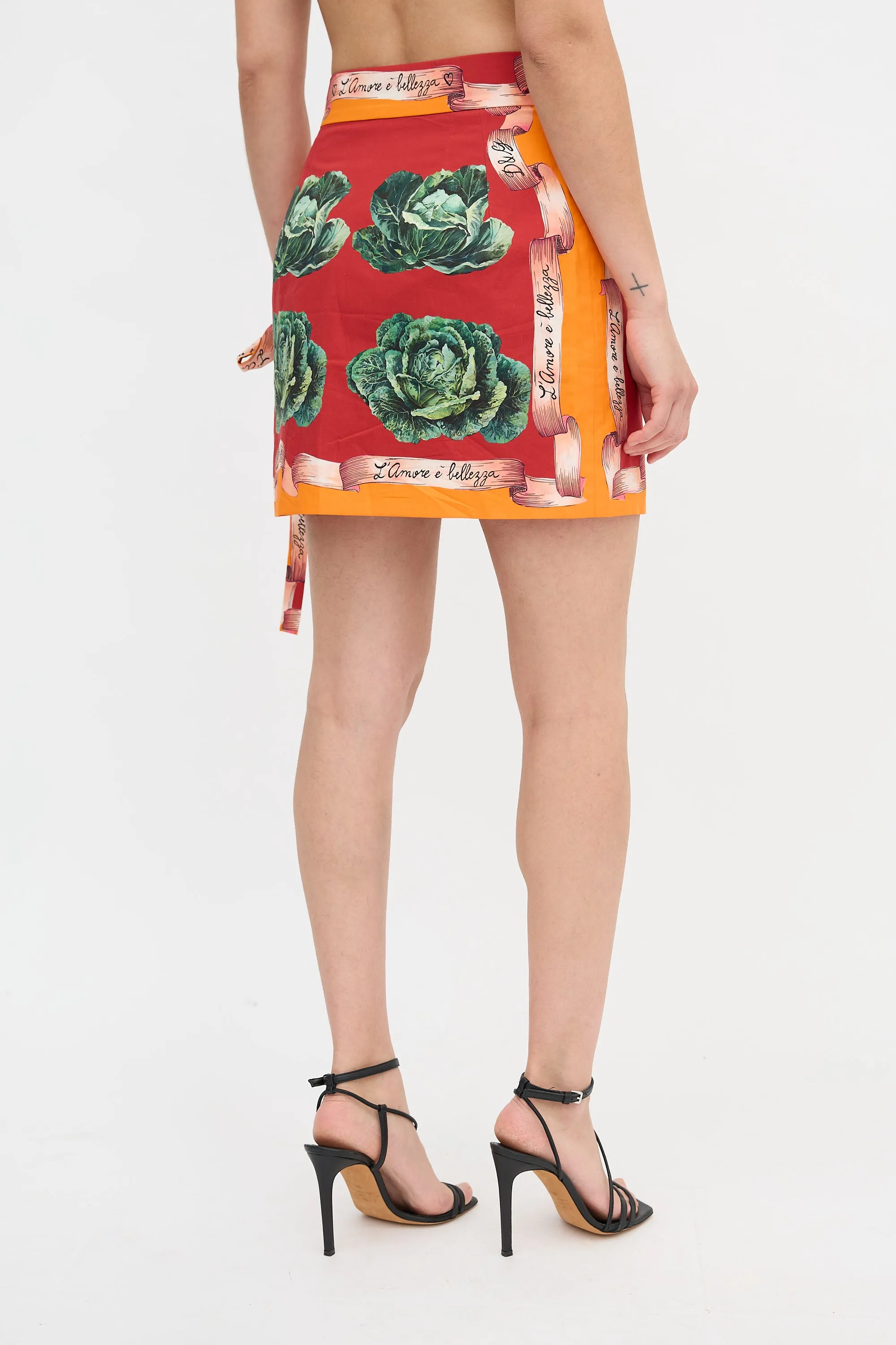Cabbage Printed Mini Skirt sold by VSP Consignment product image thumbnail 4