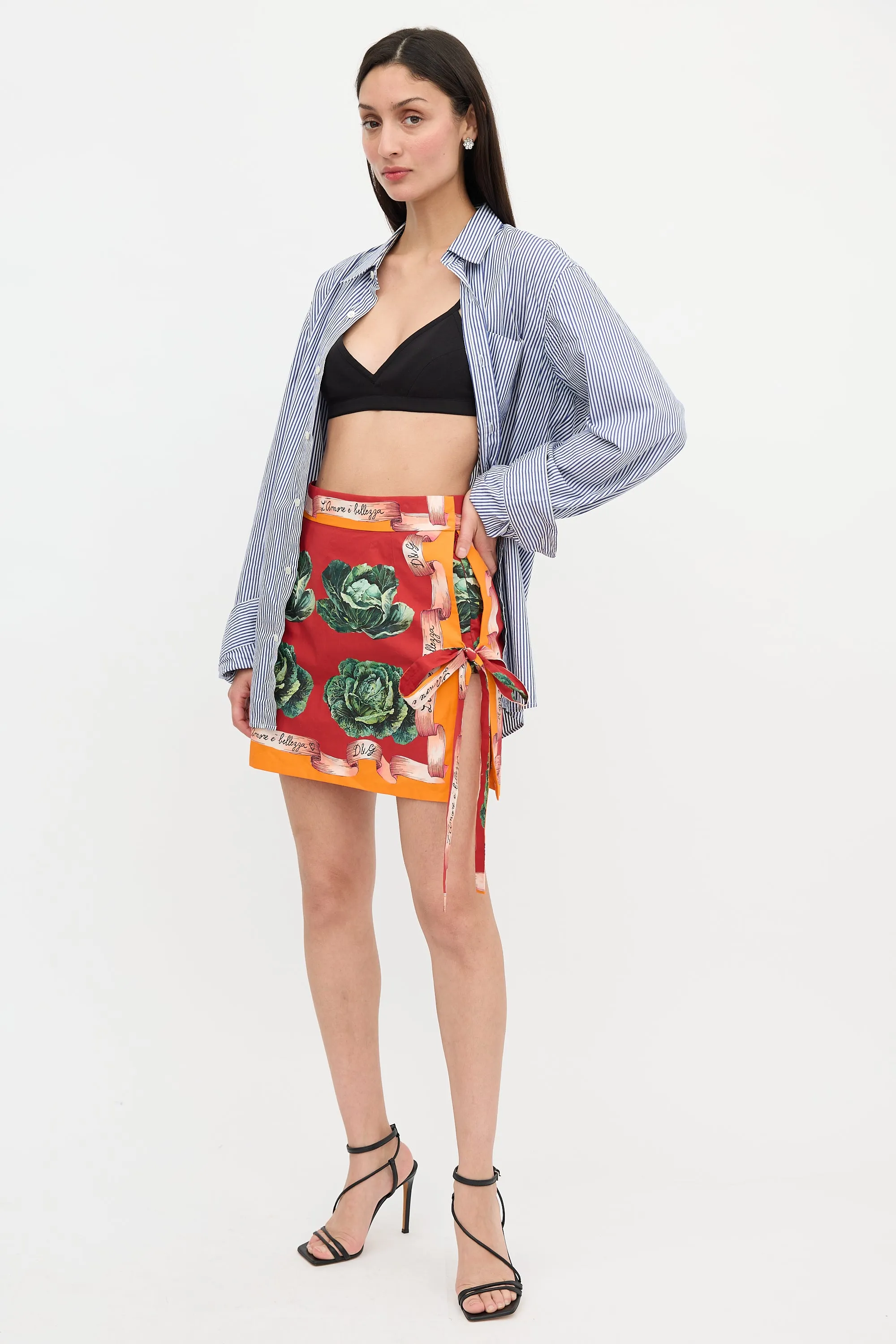 Cabbage Printed Mini Skirt sold by VSP Consignment product image thumbnail 2
