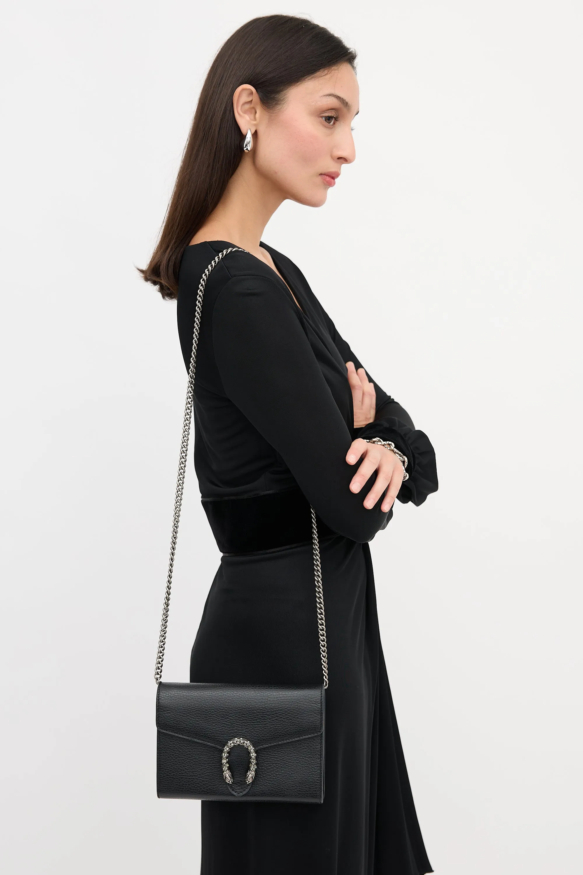 Leather Mini Dionysus Bag sold by VSP Consignment product image thumbnail 3