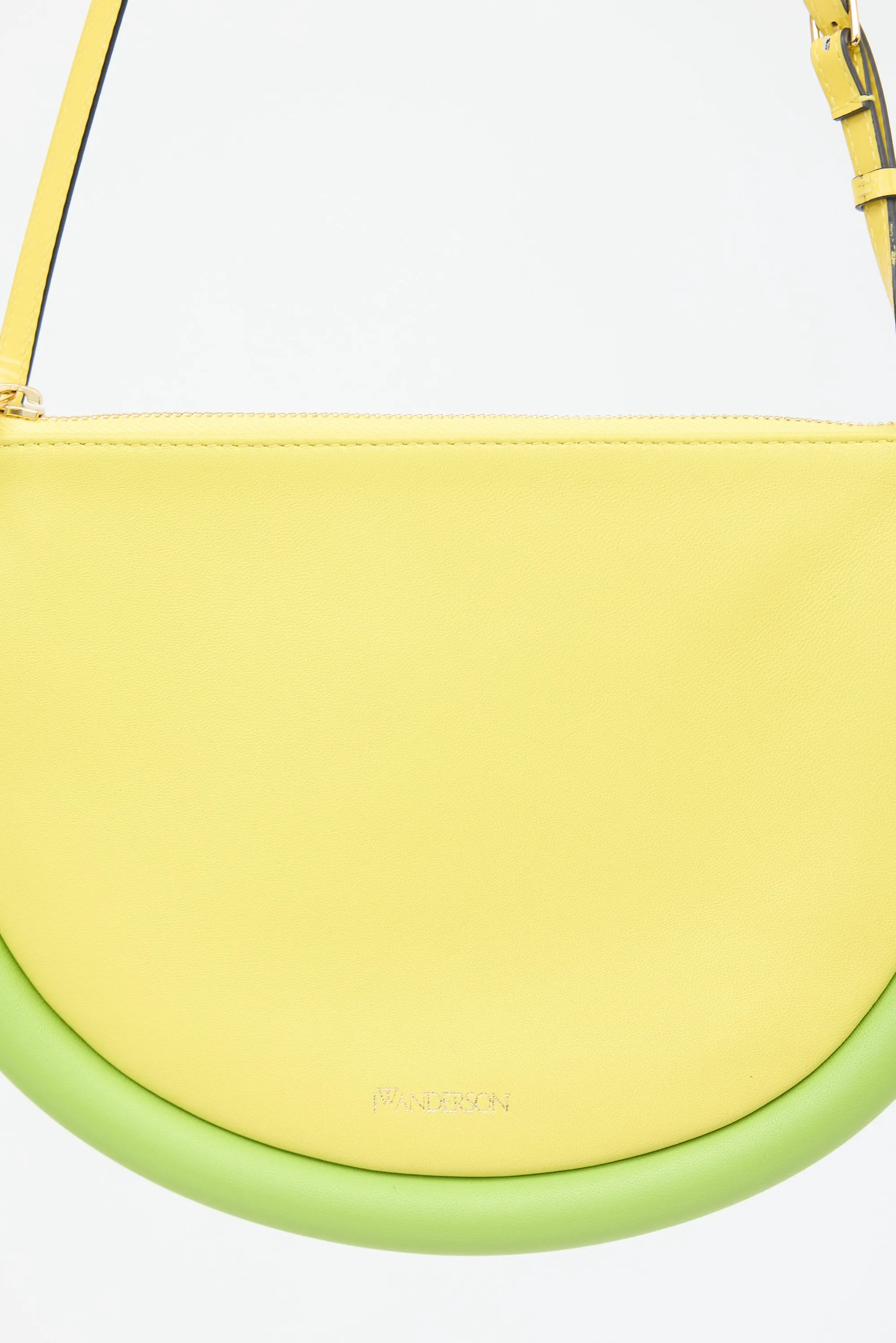 Leather Bumper Moon Bag sold by VSP Consignment product image thumbnail 3