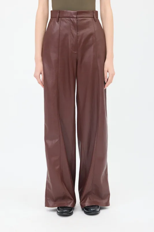 Faux Leather Cleo Trouser sold by VSP Consignment