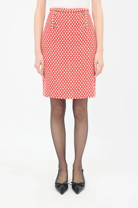 Spring 2008 Tweed Midi Skirt made by VSP Consignment