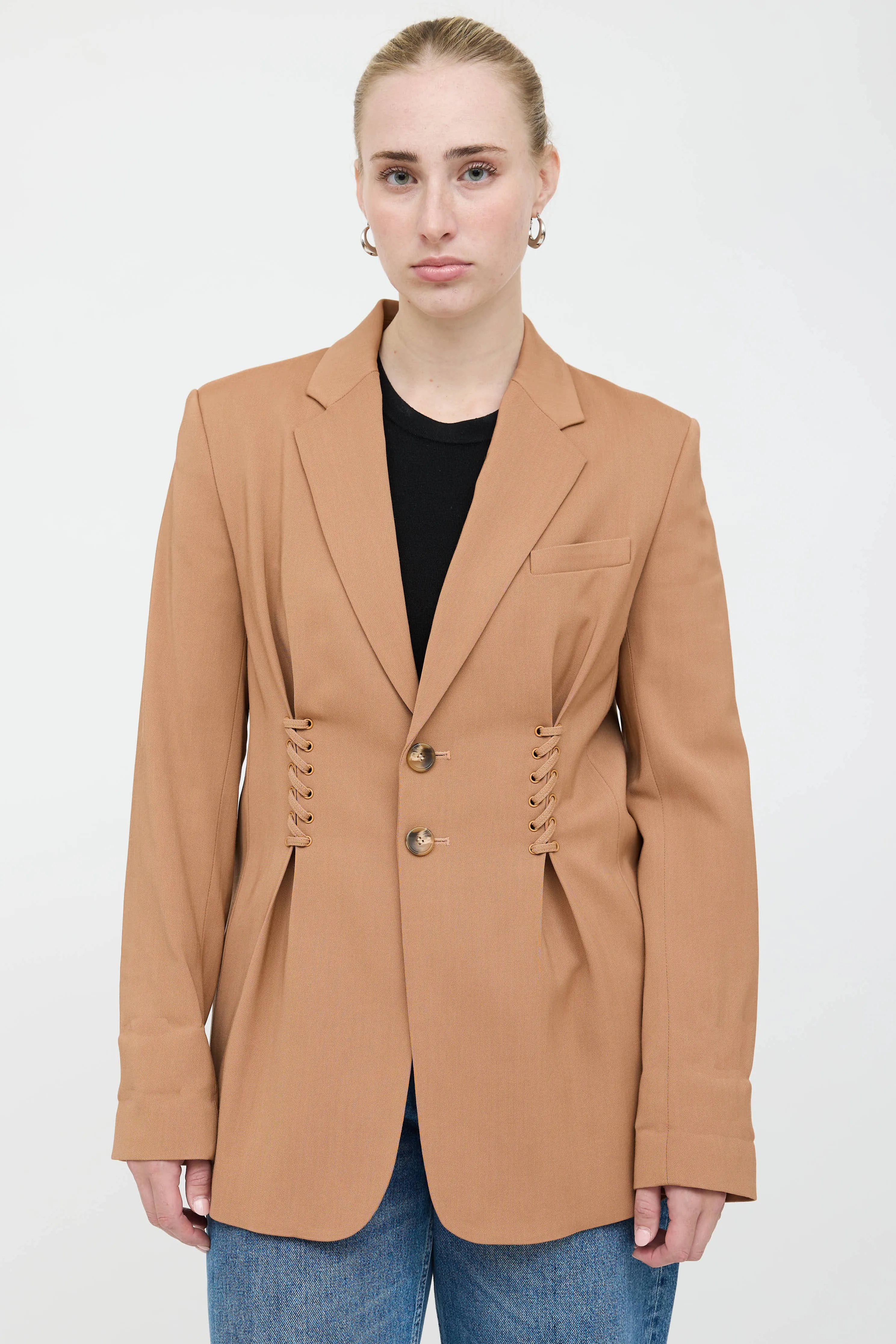 Maverick Lace-Up Blazer sold by VSP Consignment