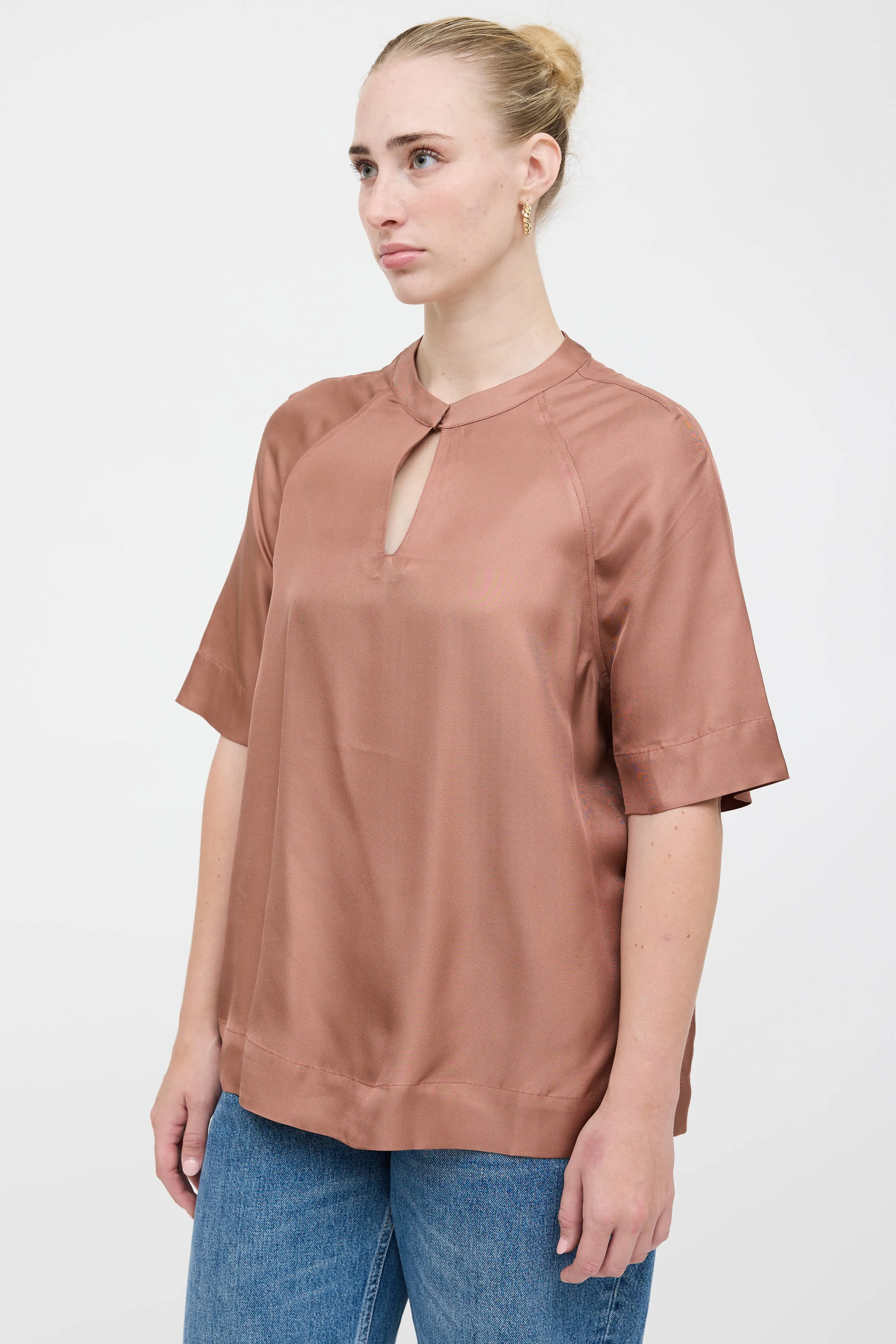 Silk Zesus Blouse sold by VSP Consignment product image thumbnail 3