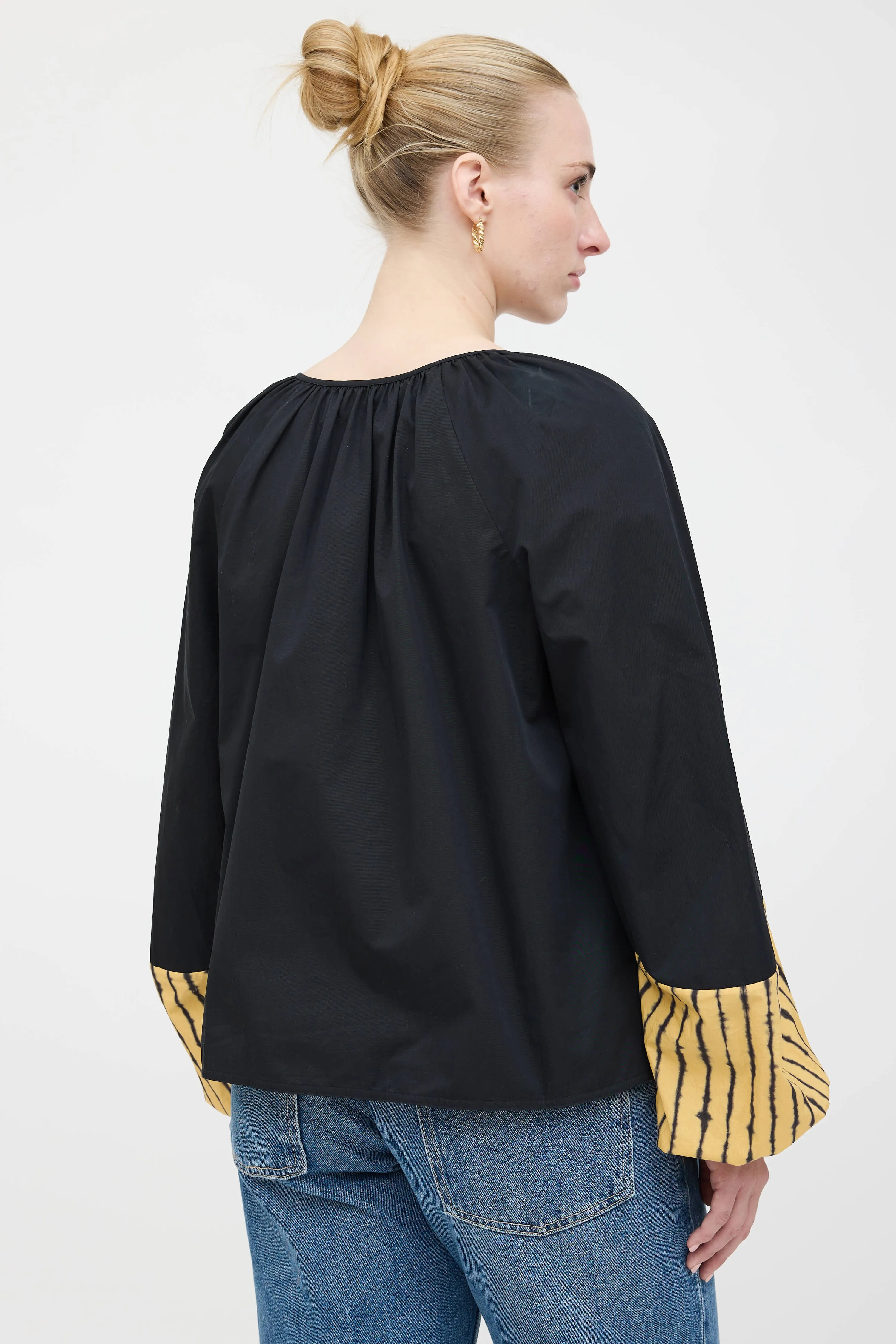 Peasant Tie Blouse sold by VSP Consignment product image thumbnail 4