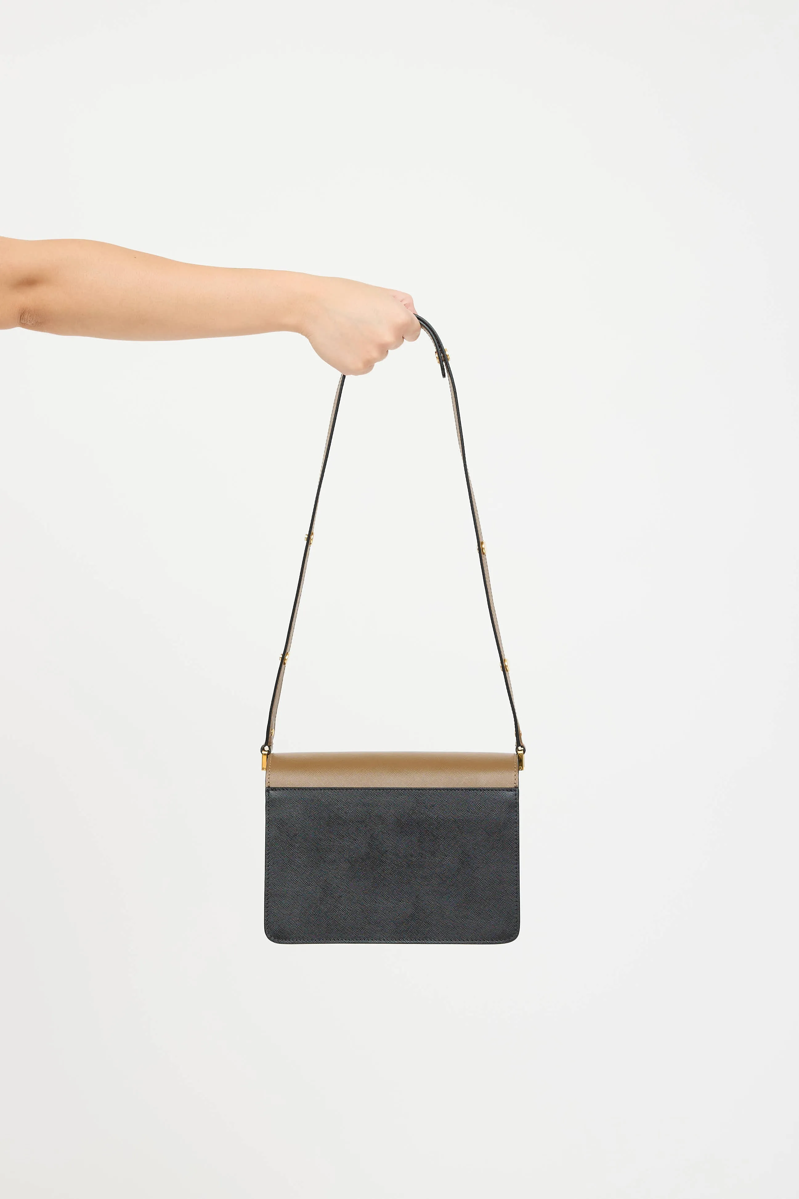 Leather Trunk Shoulder Bag sold by VSP Consignment product image thumbnail 2