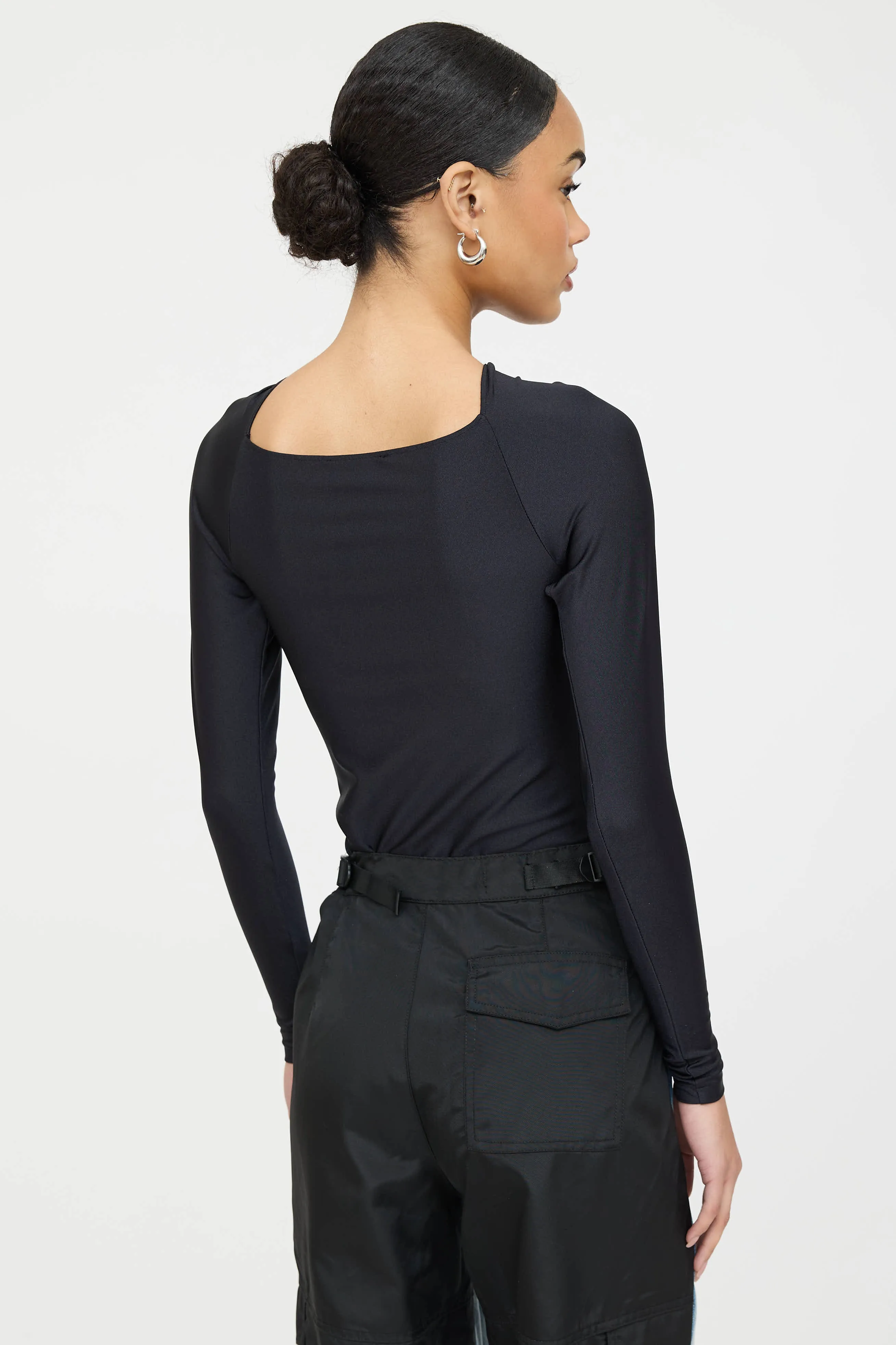 Knotted Cut Out Bodysuit sold by VSP Consignment product image thumbnail 4
