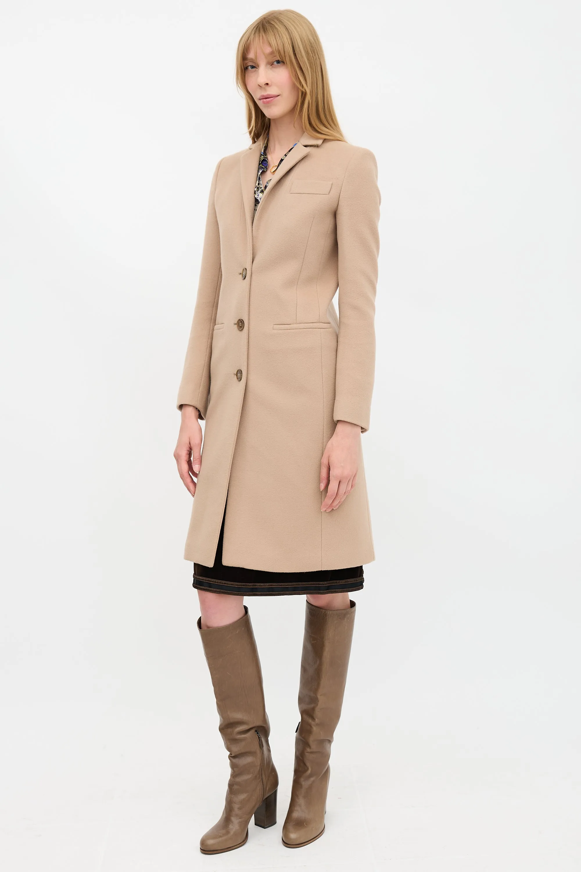 Wool Slim Fit Coat sold by VSP Consignment product image thumbnail 3