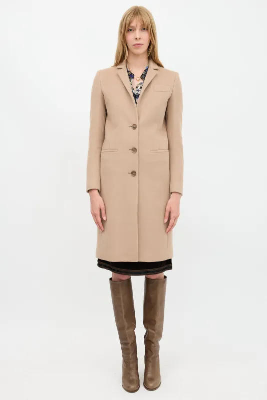 Wool Slim Fit Coat sold by VSP Consignment