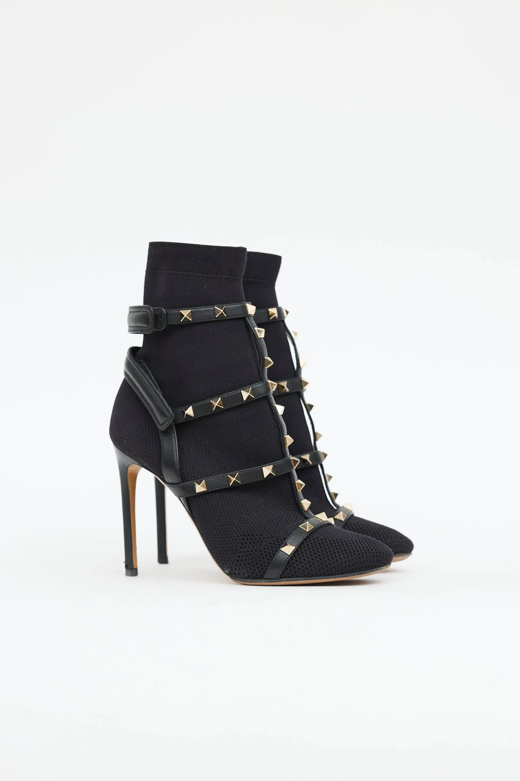 Rockstud Caged Sock Booties sold by VSP Consignment product image thumbnail 2