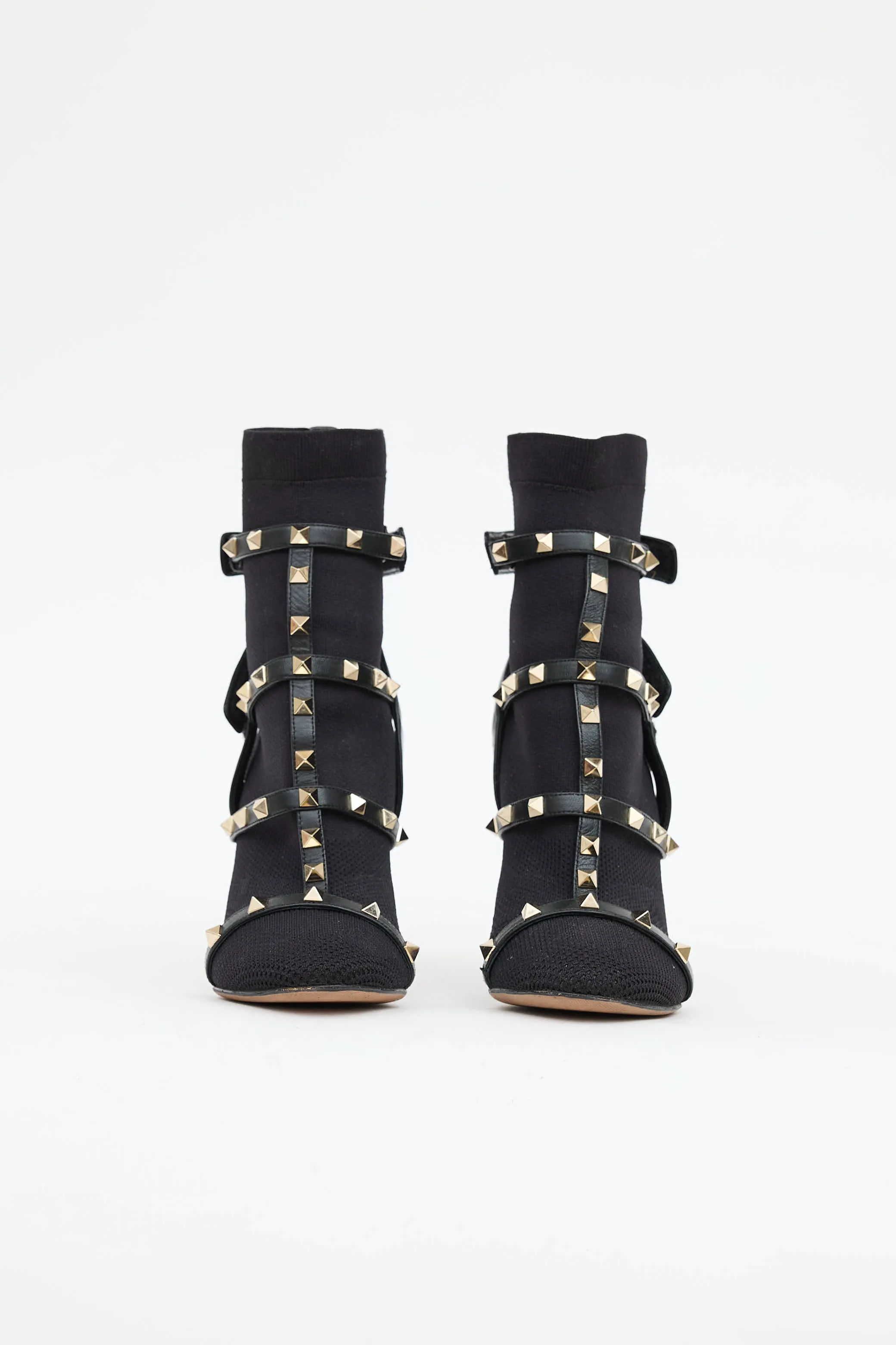 Rockstud Caged Sock Booties sold by VSP Consignment product image thumbnail 3