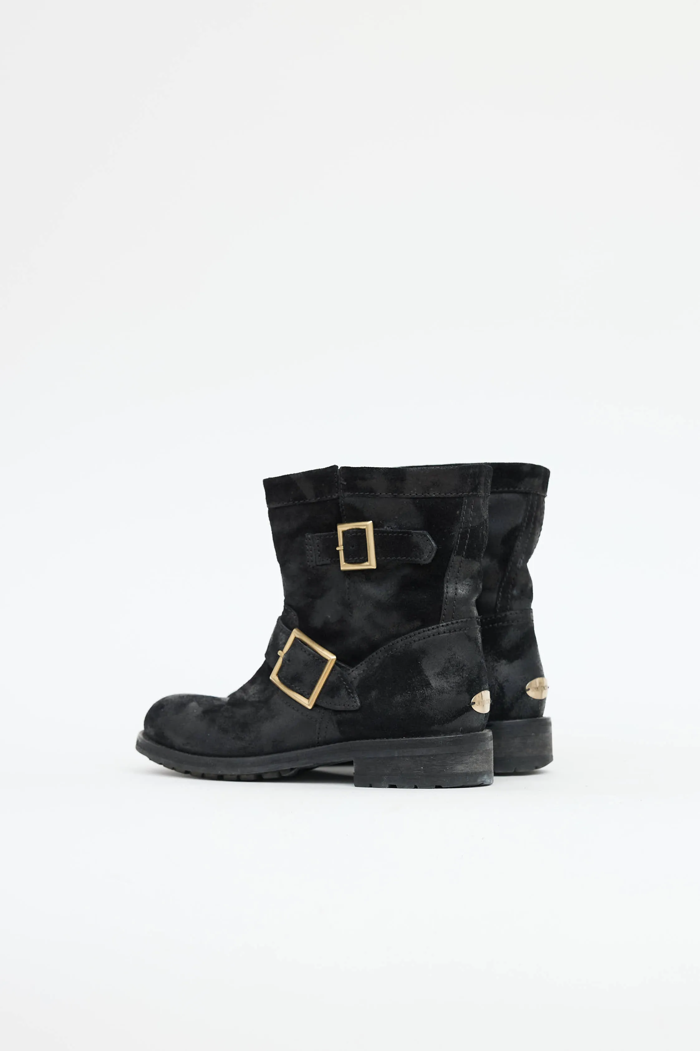 Suede Buckle Ankle Boot sold by VSP Consignment product image thumbnail 4