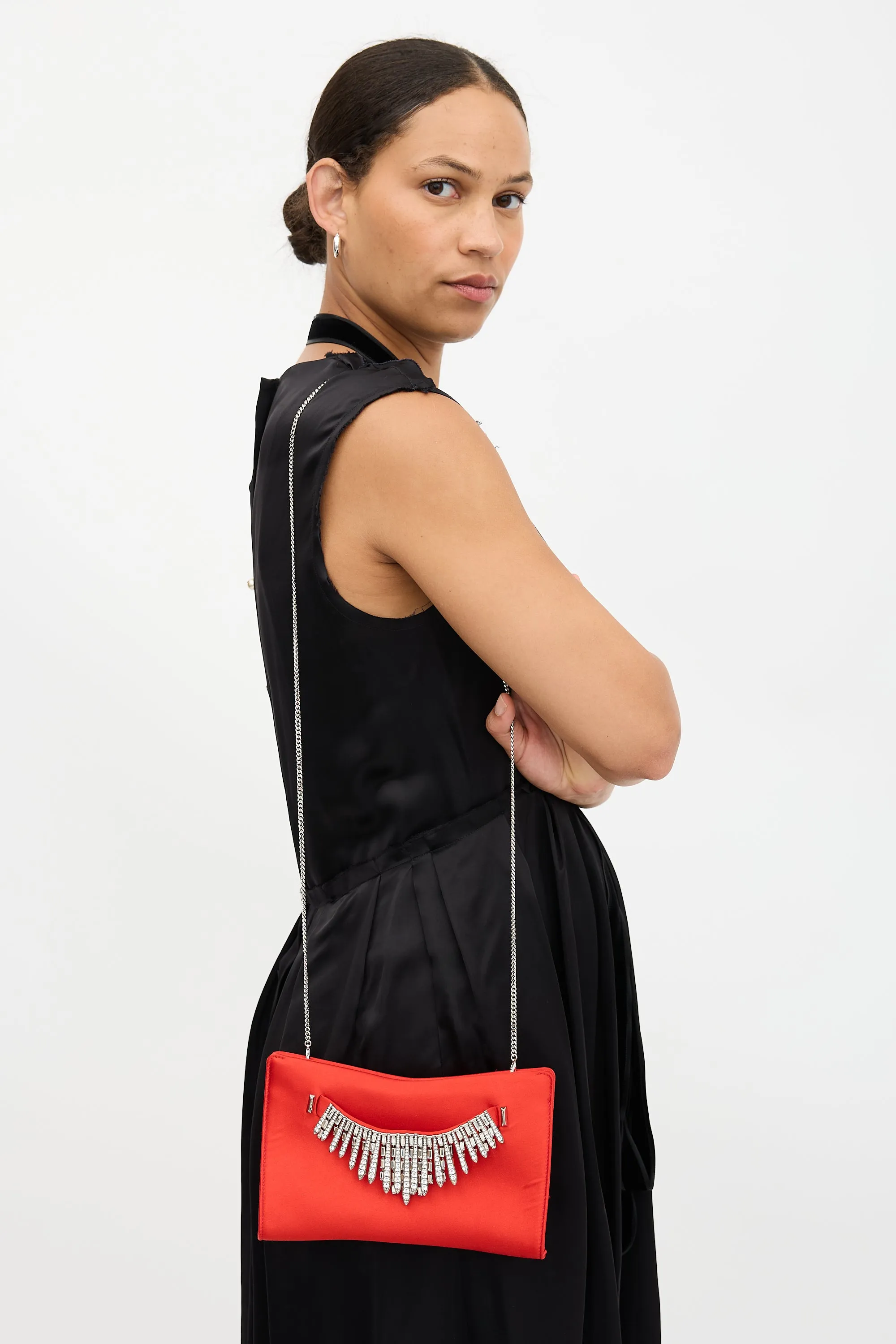 Satin Venus Clutch sold by VSP Consignment product image thumbnail 5