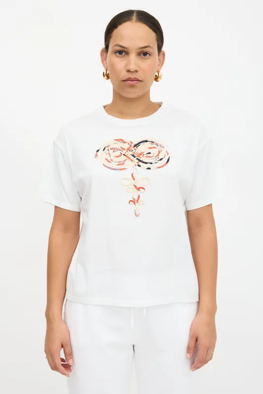 Ribbon Embroidered T-Shirt sold by VSP Consignment