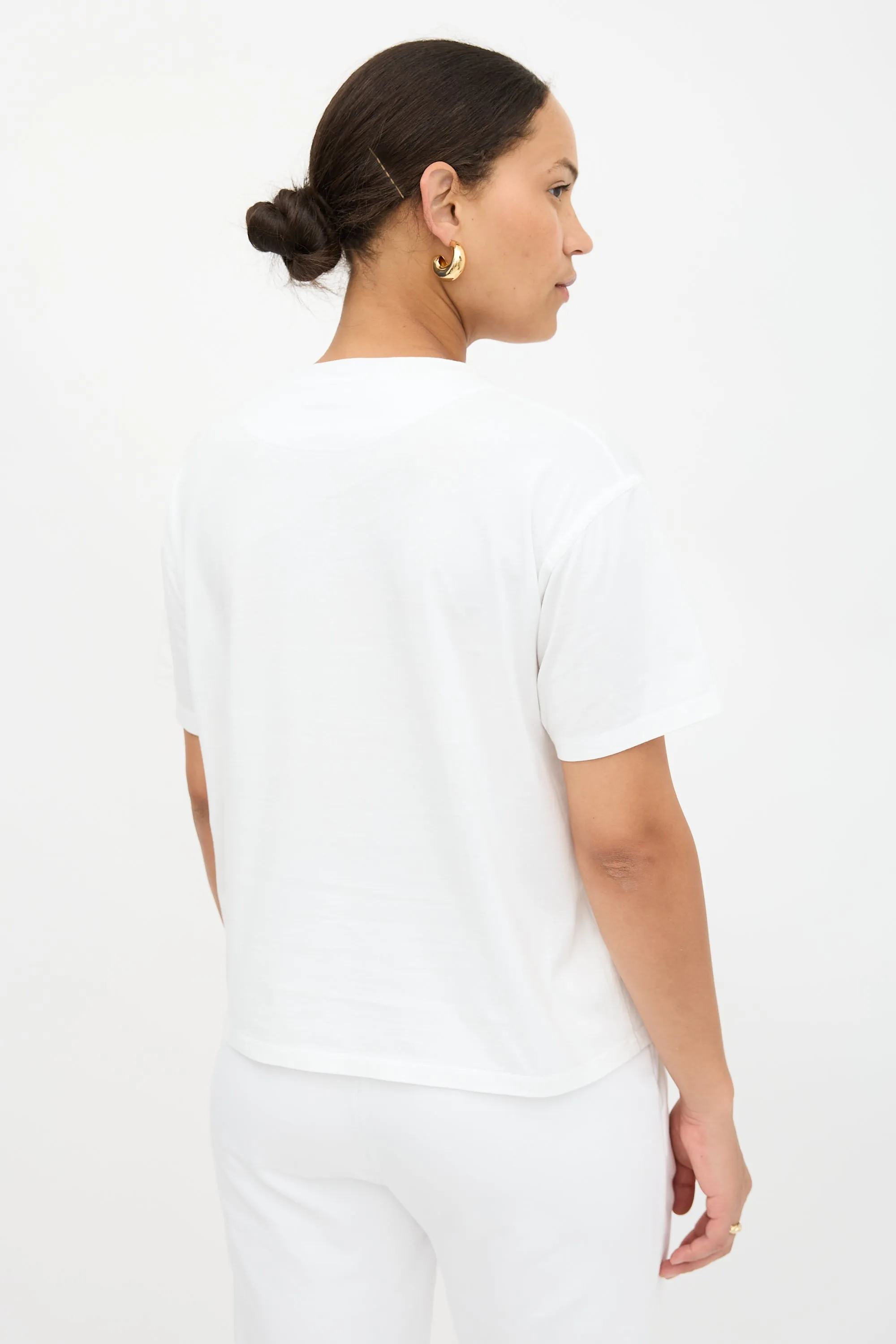 Ribbon Embroidered T-Shirt sold by VSP Consignment product image thumbnail 2