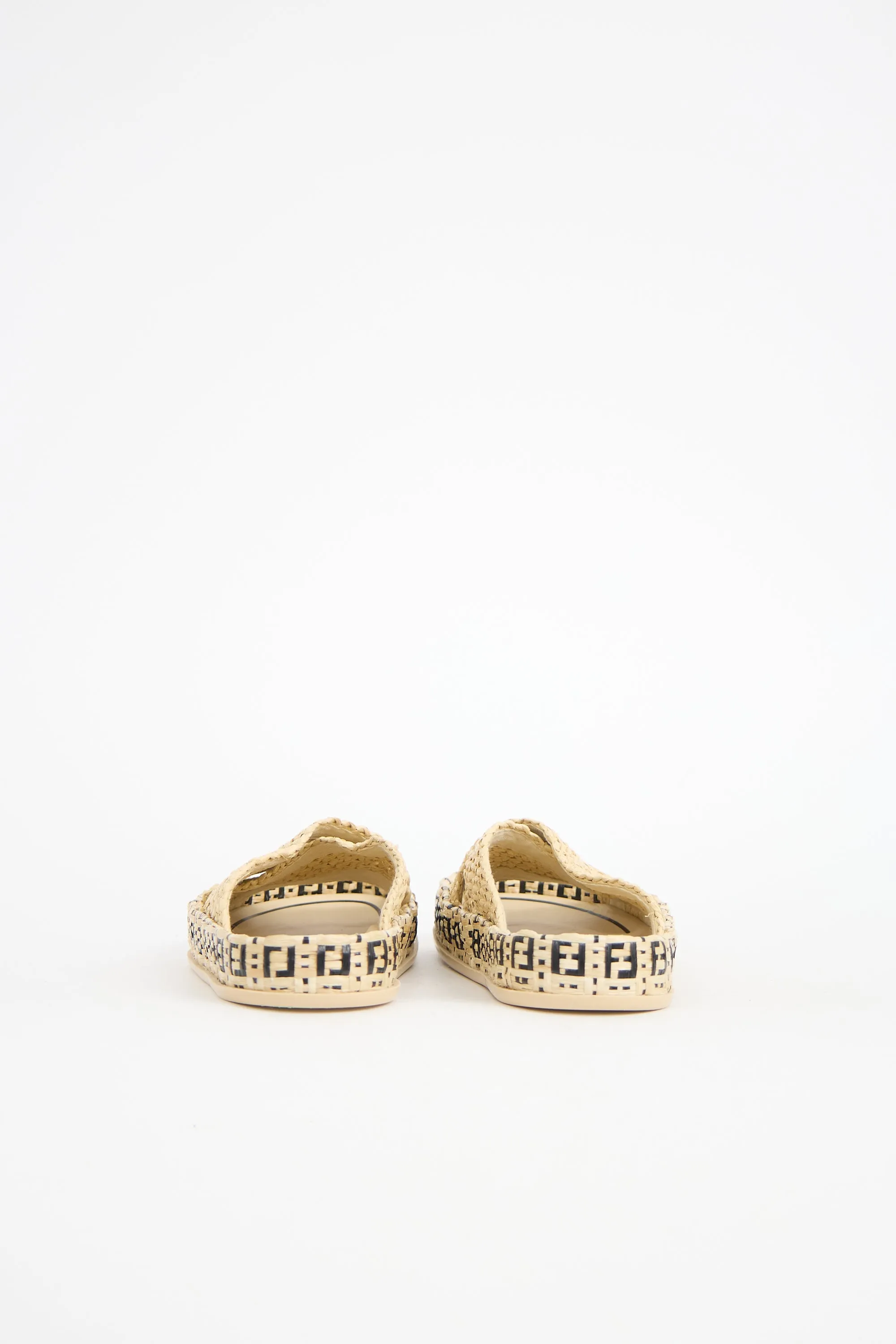 Raffia Reflection Slide sold by VSP Consignment product image thumbnail 4