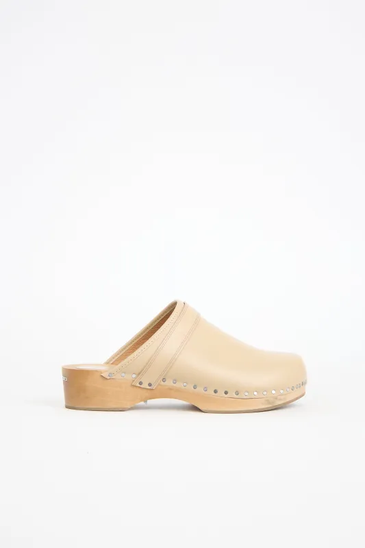 Leather Thalie Clog made by Isabel Marant