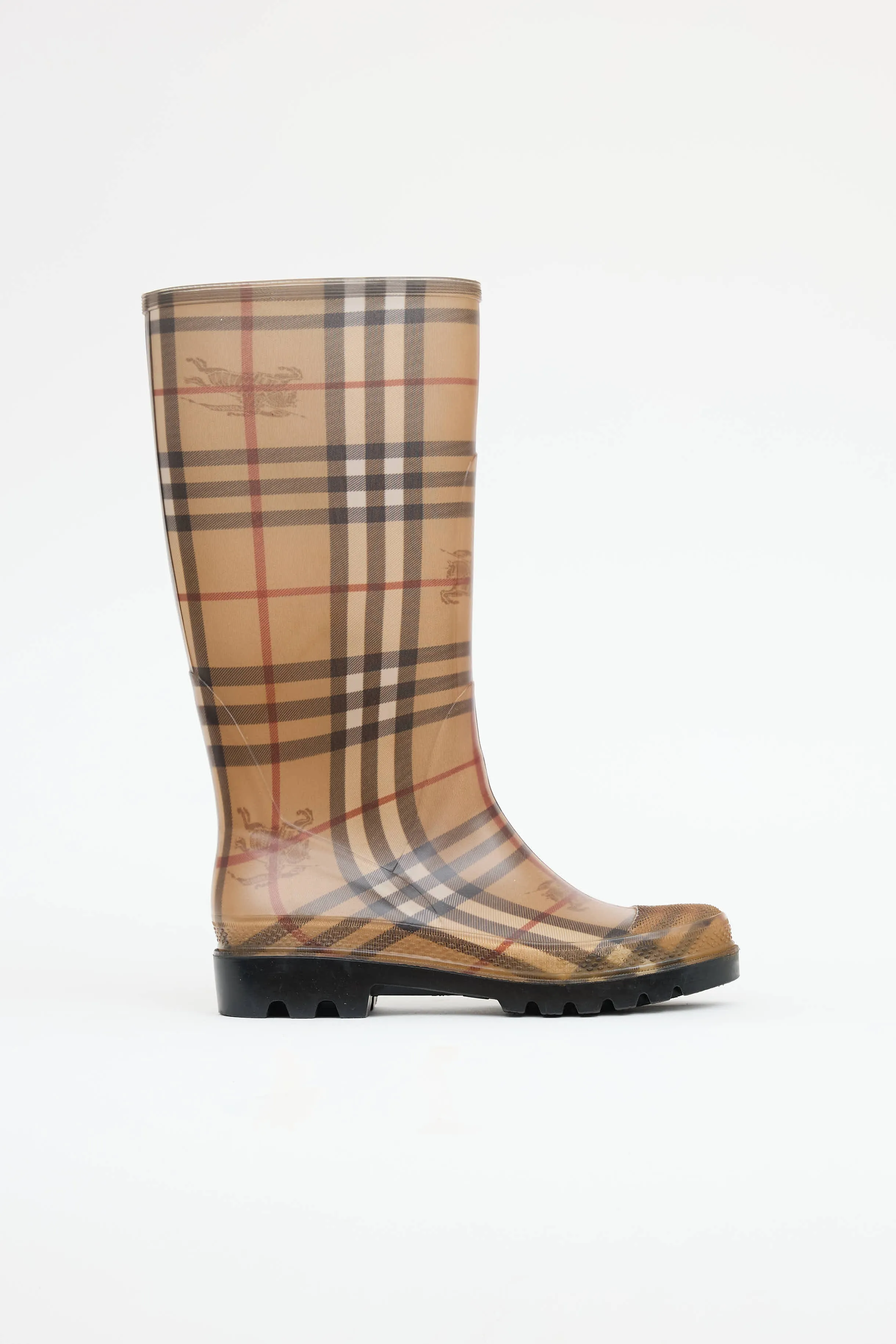 Haymarket Check Rain Boot sold by VSP Consignment