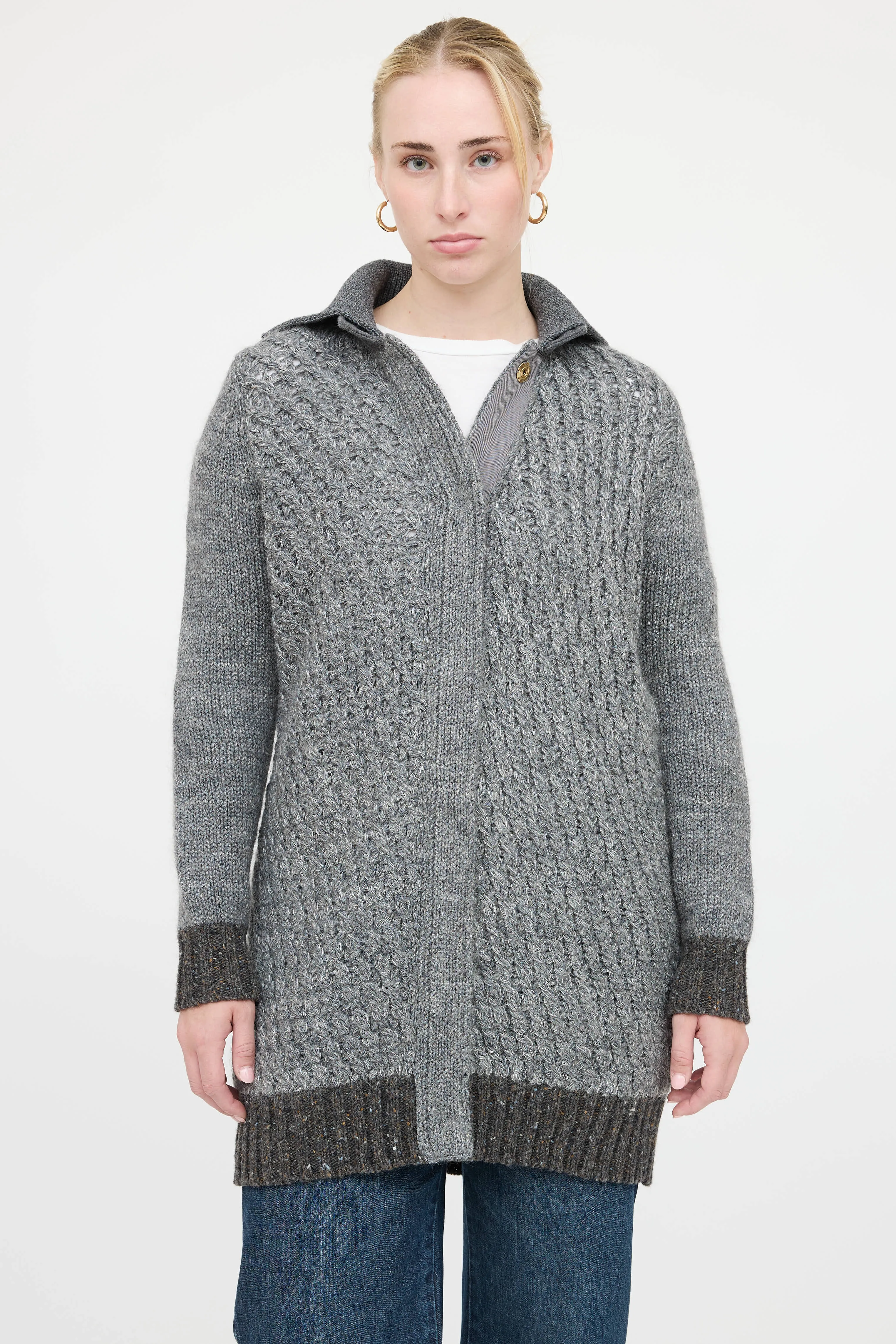 Knit Long Cardigan sold by VSP Consignment