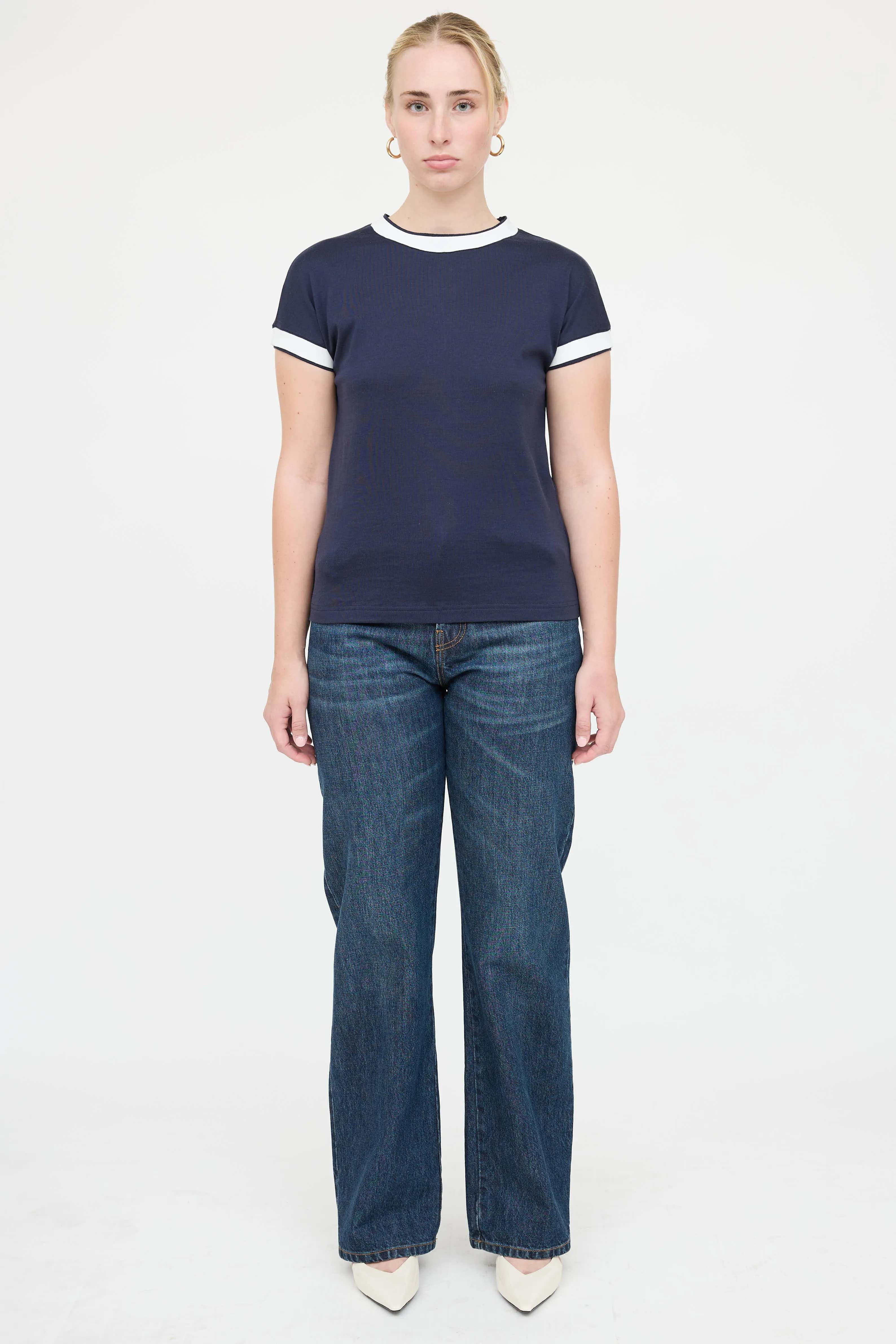 Cotton Ringer T-Shirt sold by VSP Consignment product image thumbnail 2