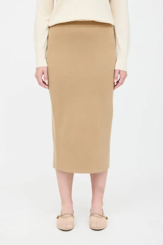 Cashmere Midi Skirt sold by VSP Consignment