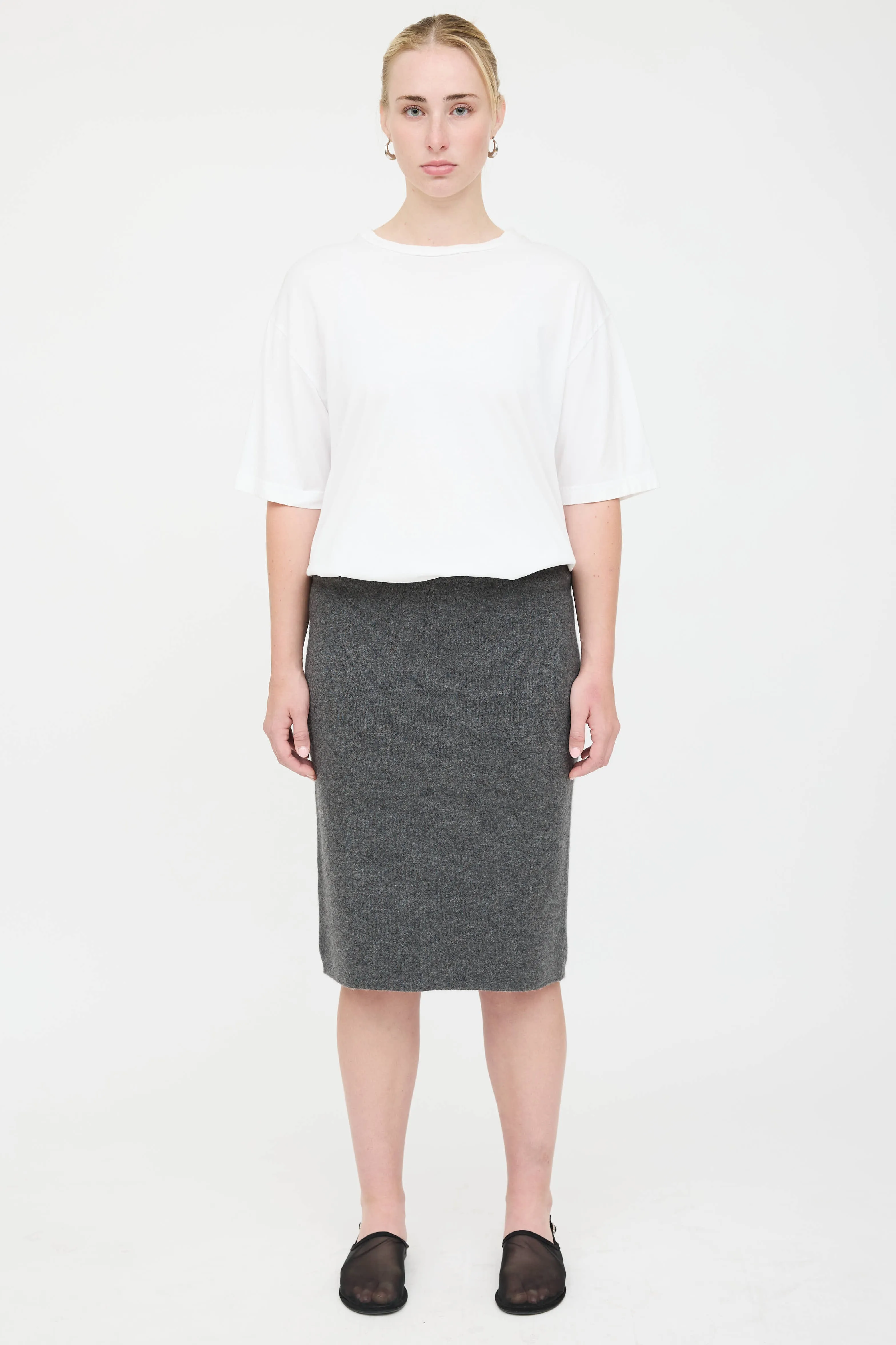 Cashmere Midi Skirt sold by VSP Consignment product image thumbnail 5