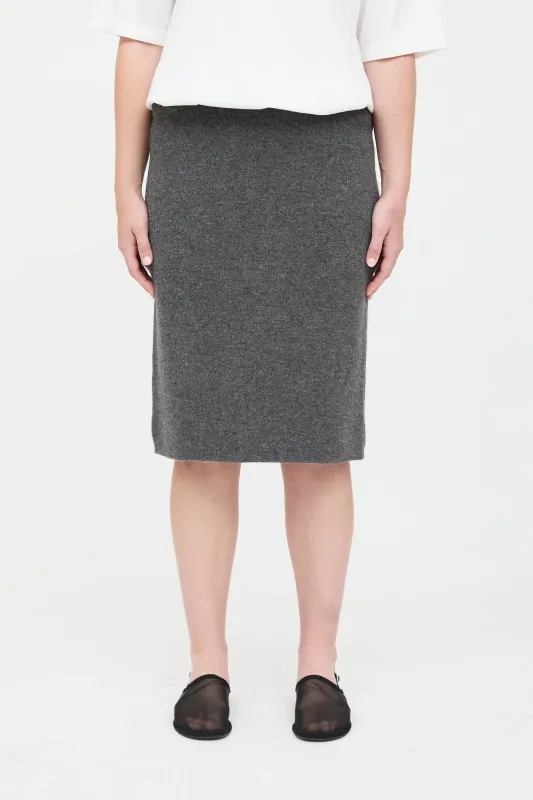 Cashmere Midi Skirt sold by VSP Consignment