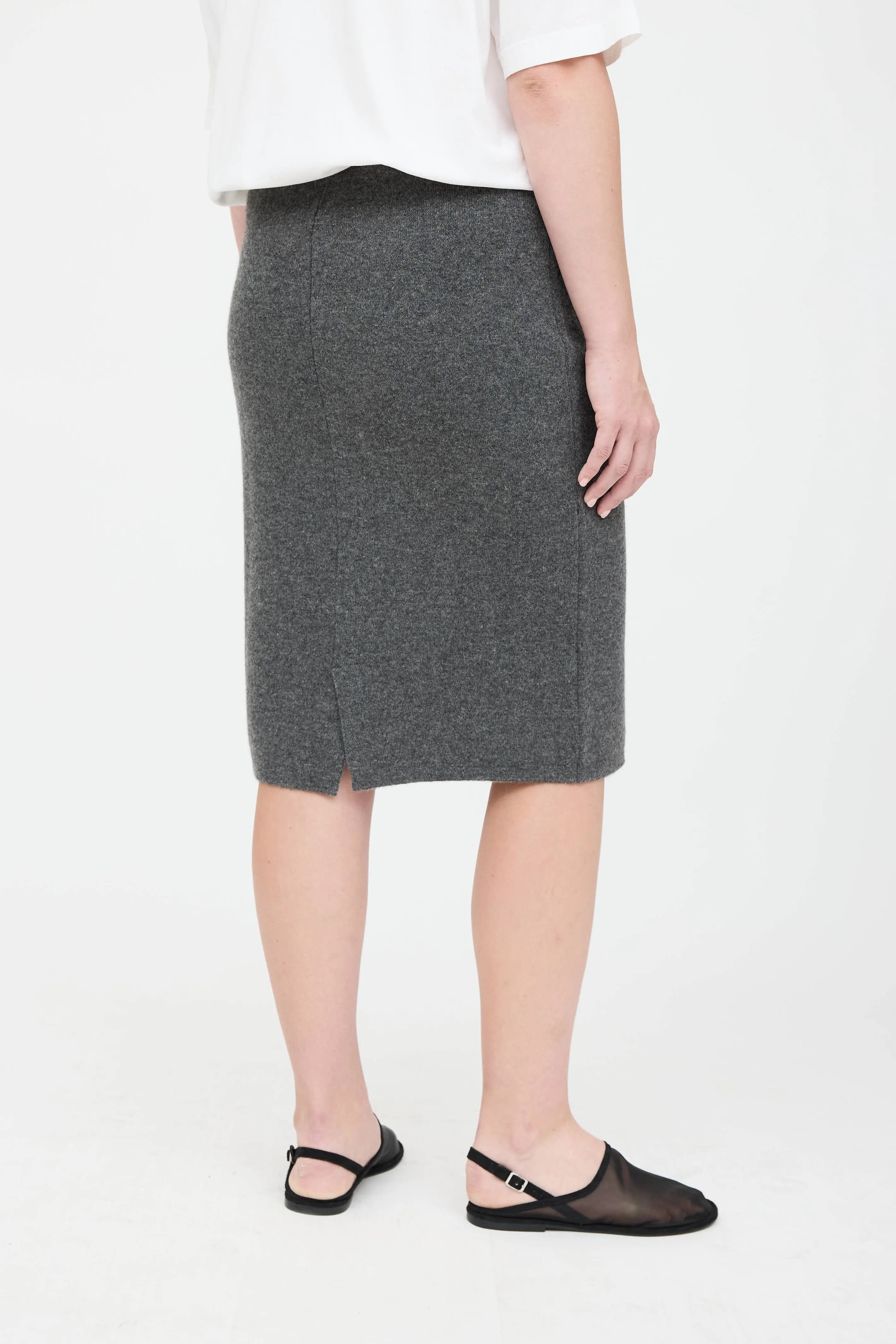 Cashmere Midi Skirt sold by VSP Consignment product image thumbnail 4