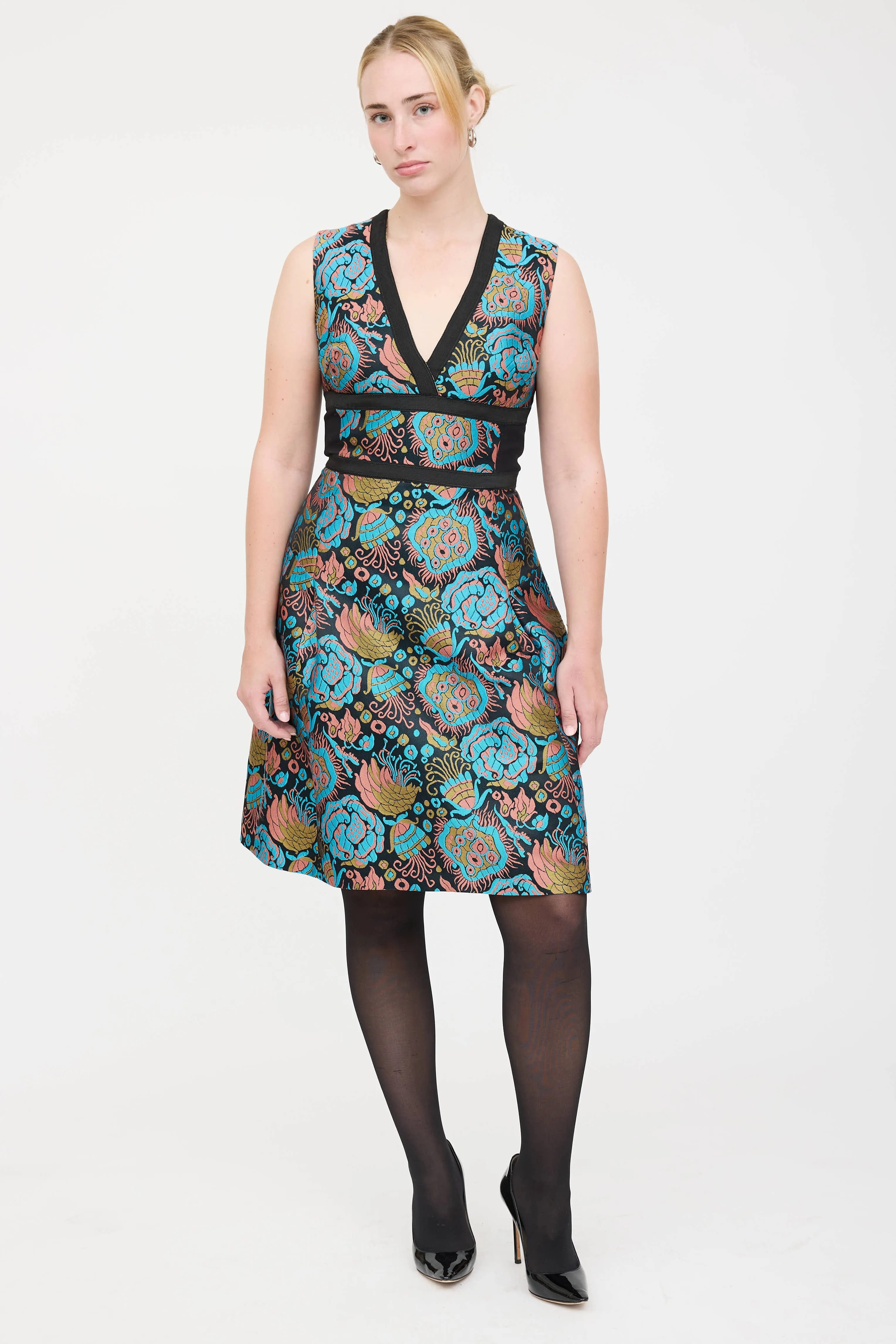 Jacquard Sheath Dress sold by VSP Consignment product image thumbnail 5