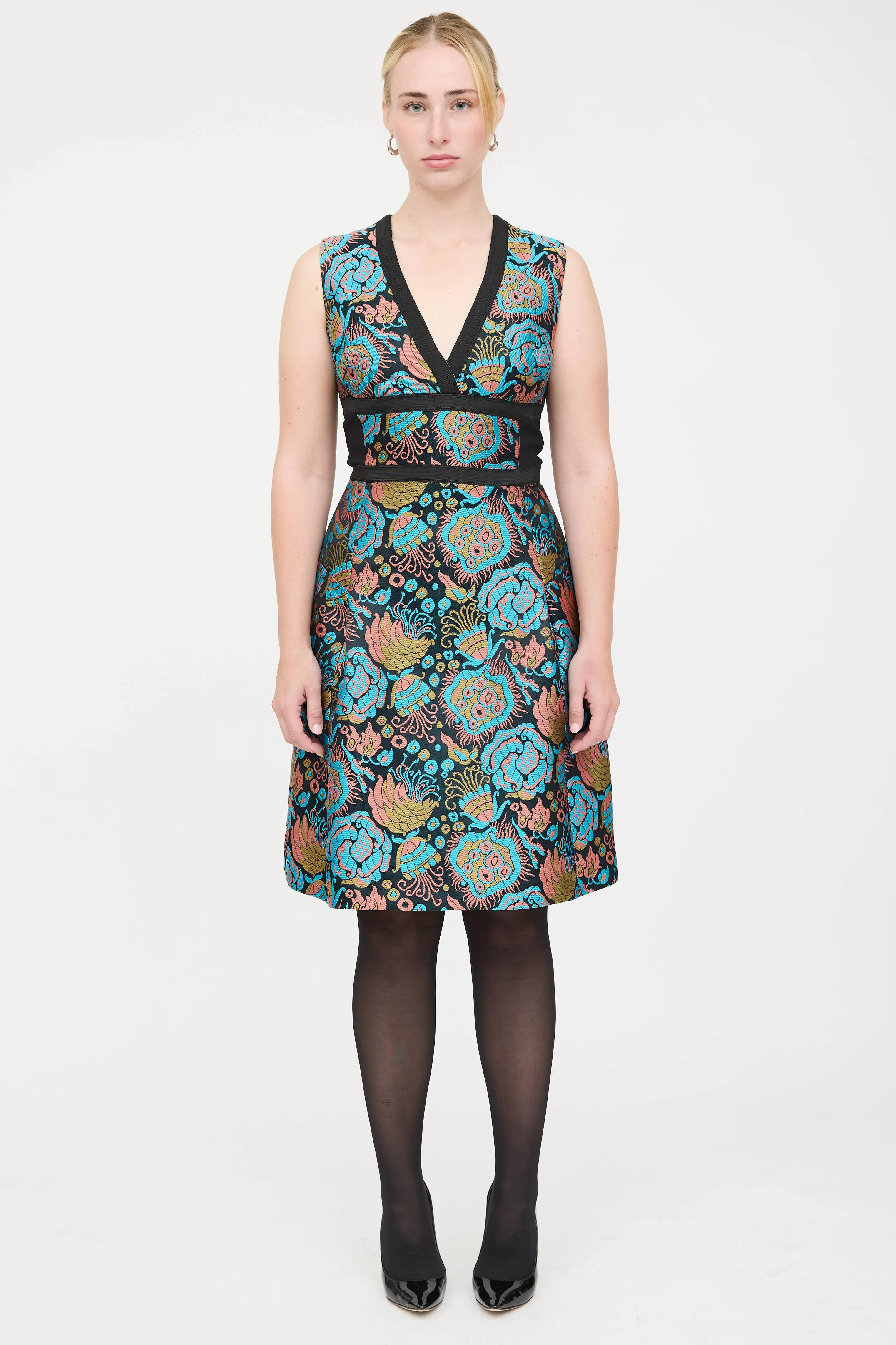 Jacquard Sheath Dress sold by VSP Consignment