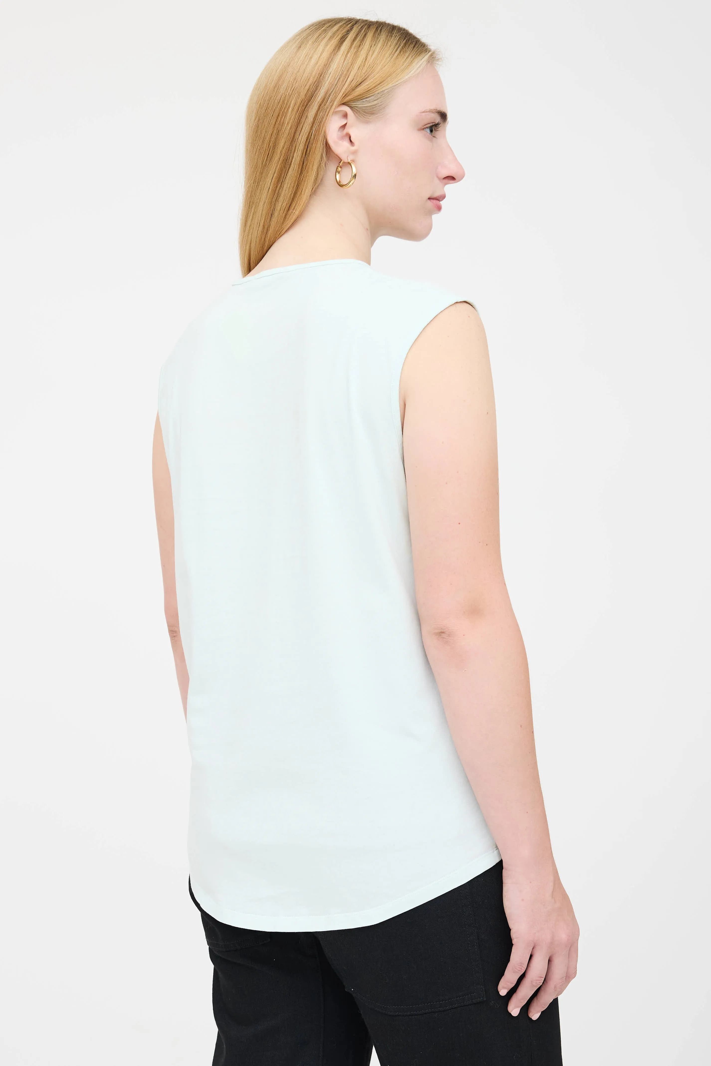 Sleeveless Logo T-Shirt sold by VSP Consignment product image thumbnail 4