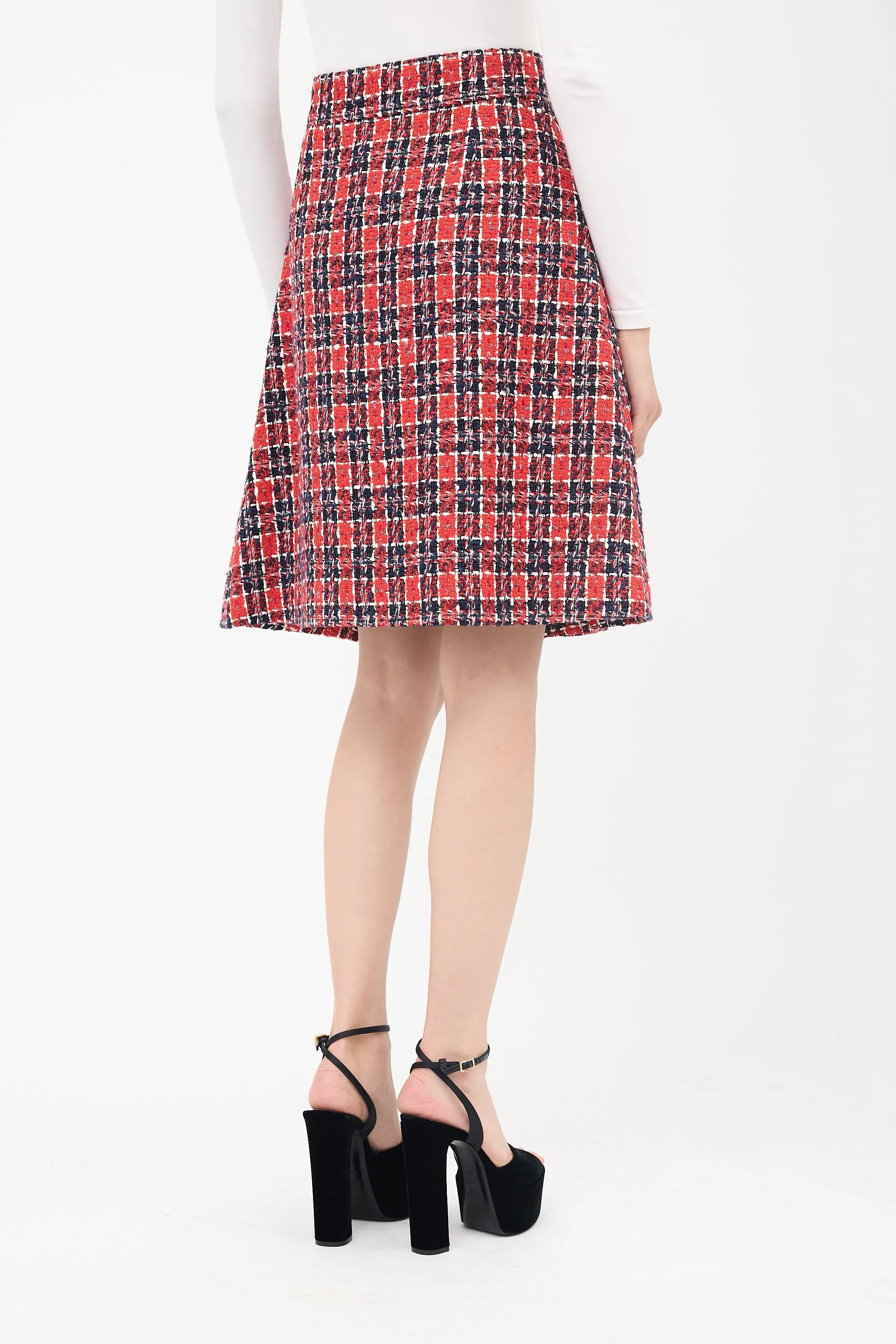 Tweed A-Line Skirt sold by VSP Consignment product image thumbnail 4