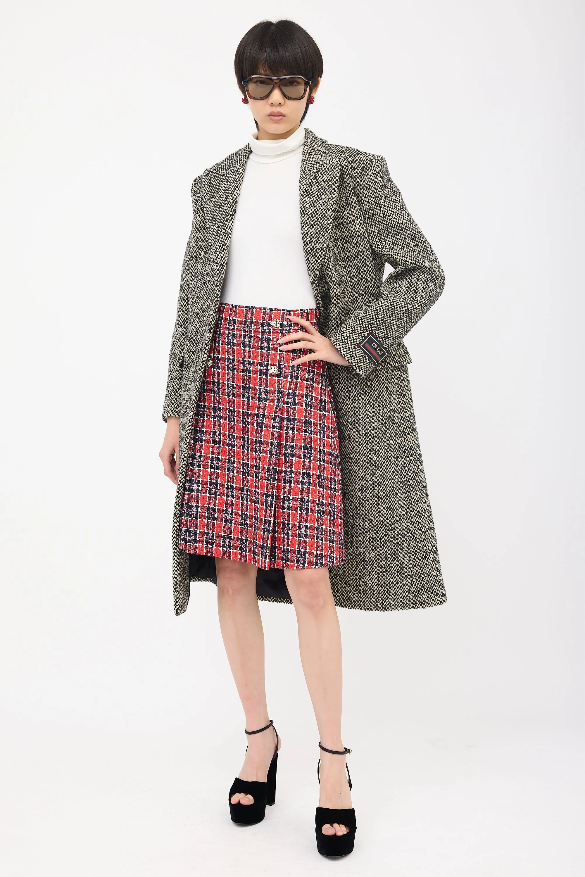 Tweed A-Line Skirt sold by VSP Consignment