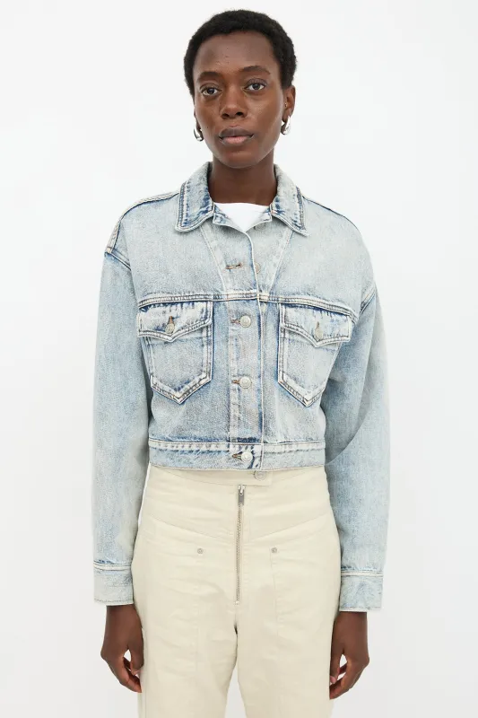 Denim Tadia Cropped Jacket sold by VSP Consignment