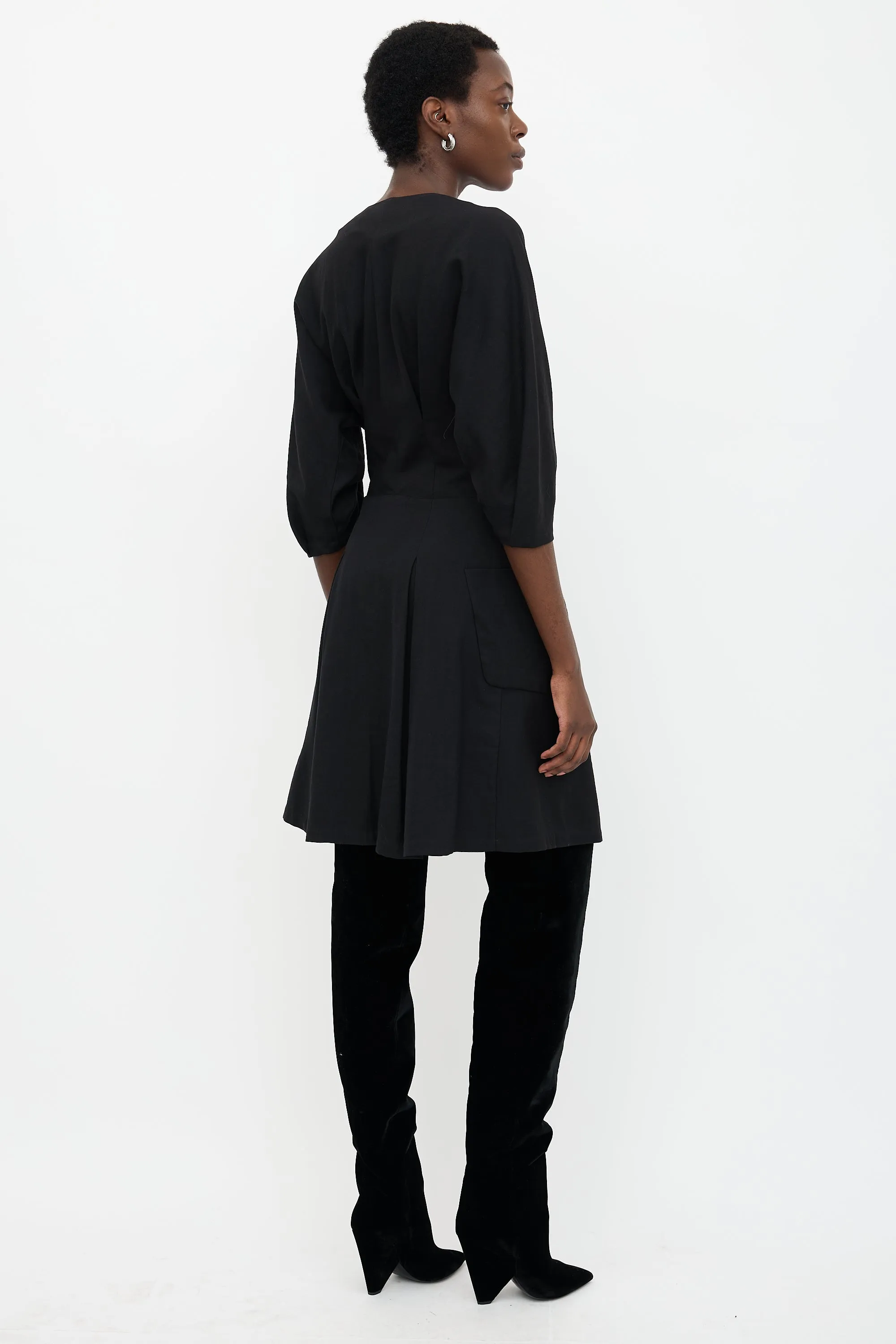 Pleated Midi Dress sold by VSP Consignment product image thumbnail 4