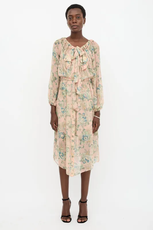 Silk Floral Tempest Dress sold by VSP Consignment