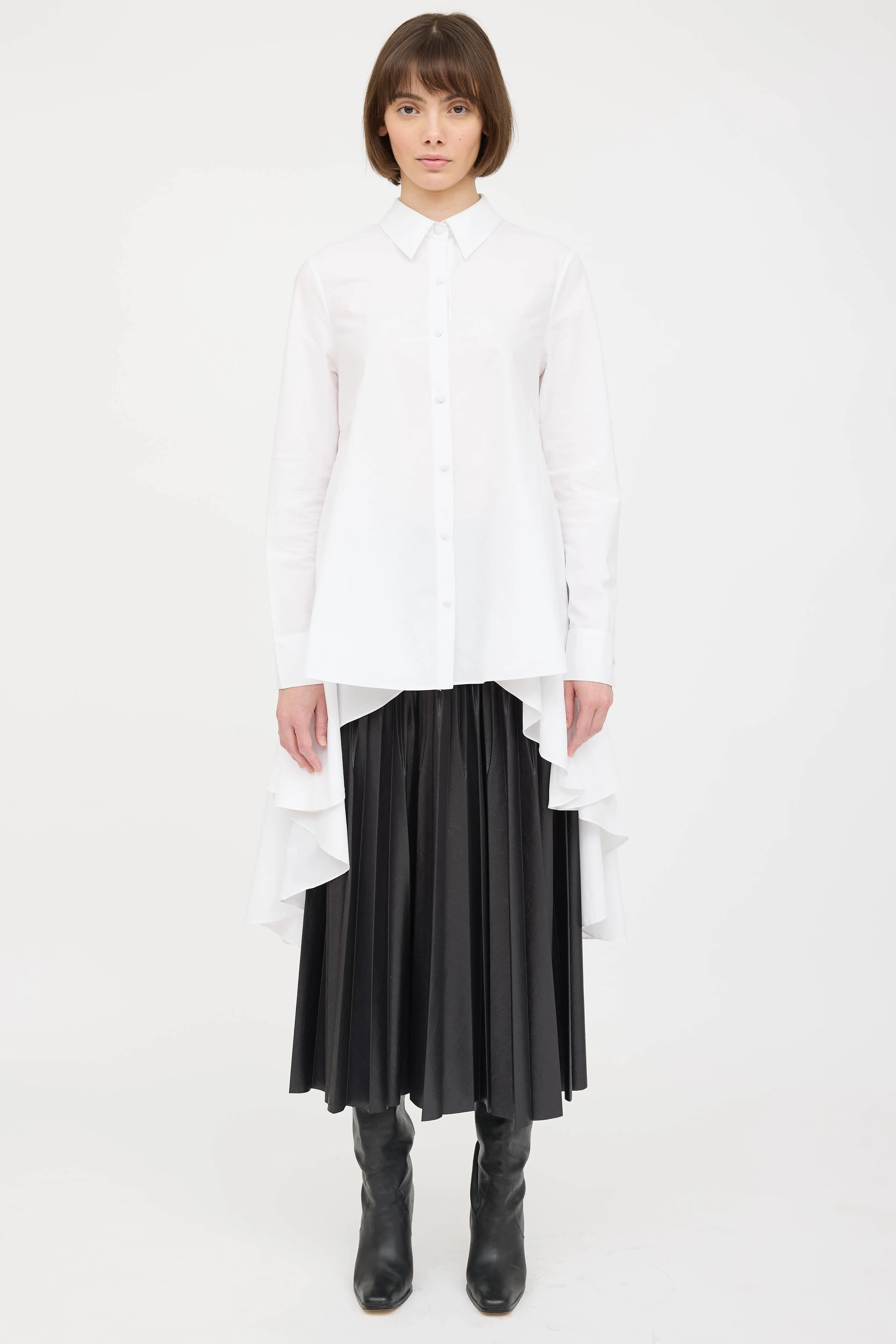 Pleated Shirt Dress sold by VSP Consignment product image thumbnail 2