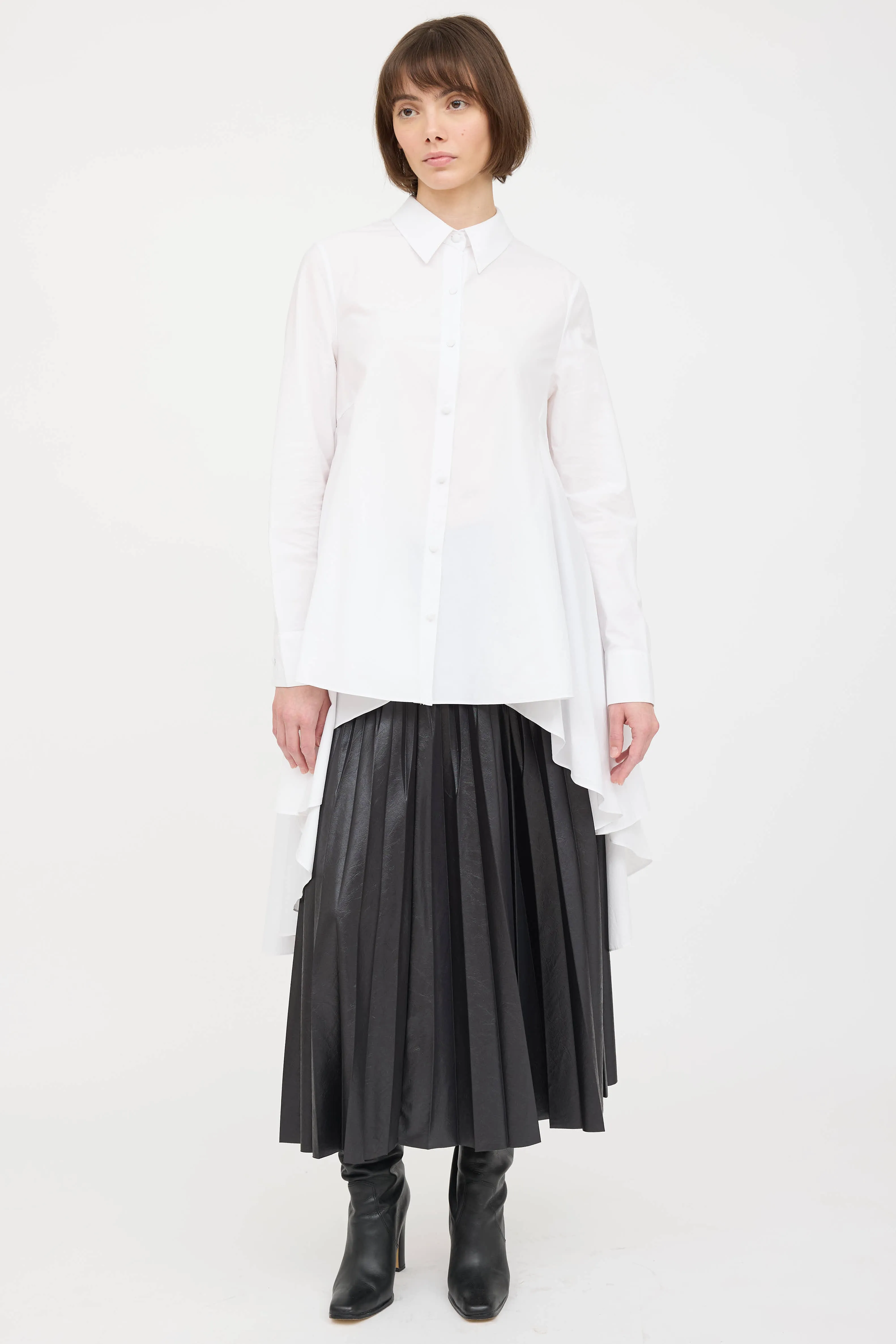 Pleated Shirt Dress sold by VSP Consignment product image thumbnail 5