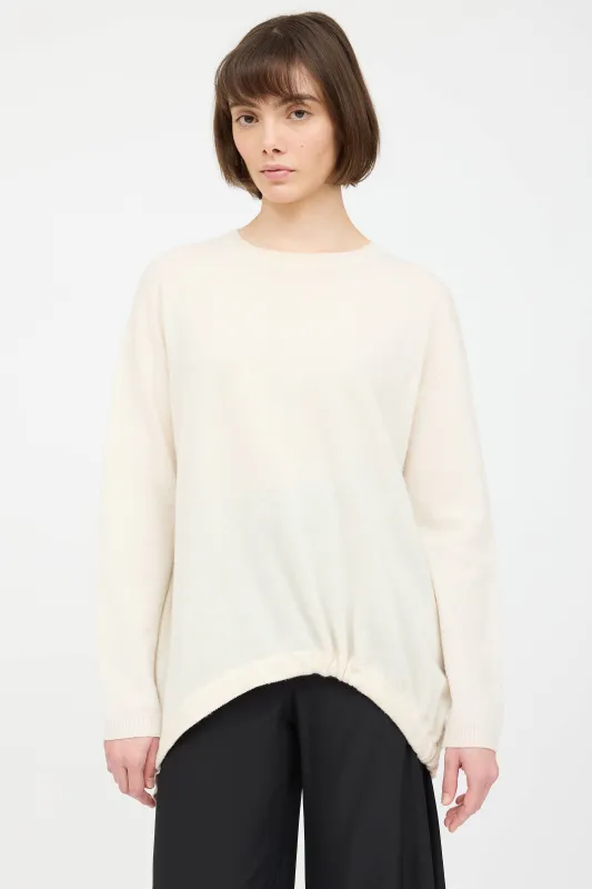 Cashmere Knit Cinch Sweater sold by VSP Consignment