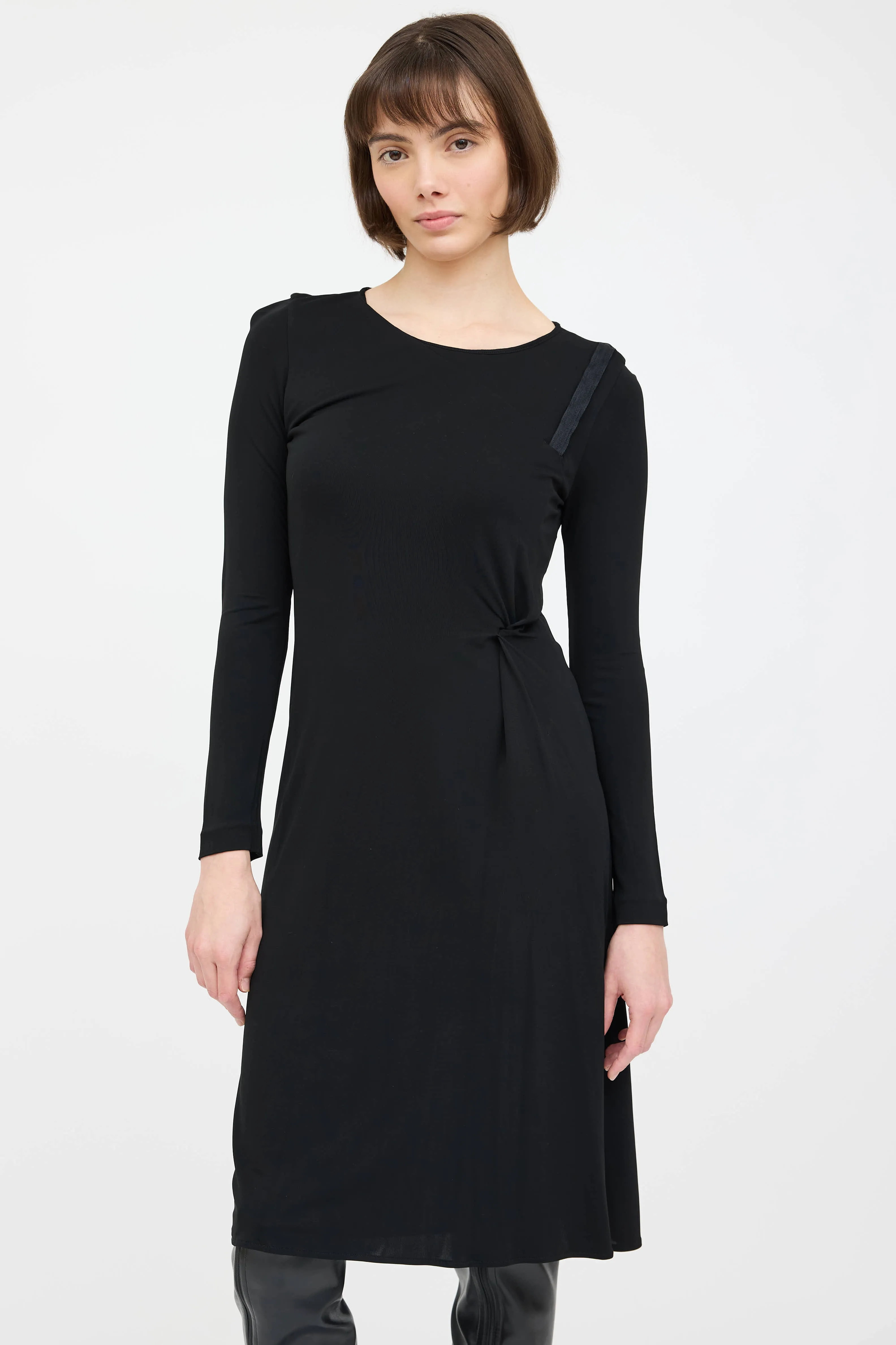 Gathered Longsleeve Dress sold by VSP Consignment product image thumbnail 3