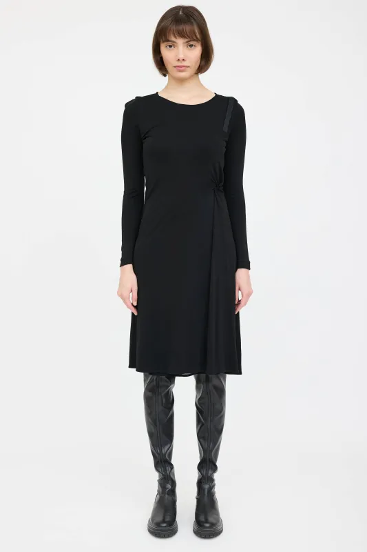 Gathered Longsleeve Dress made by VSP Consignment