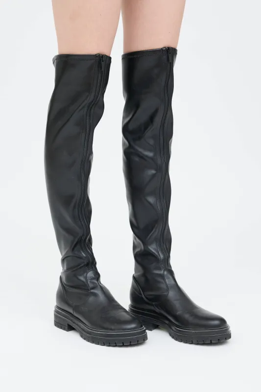 Mardsen Leather Knee High Boot sold by VSP Consignment